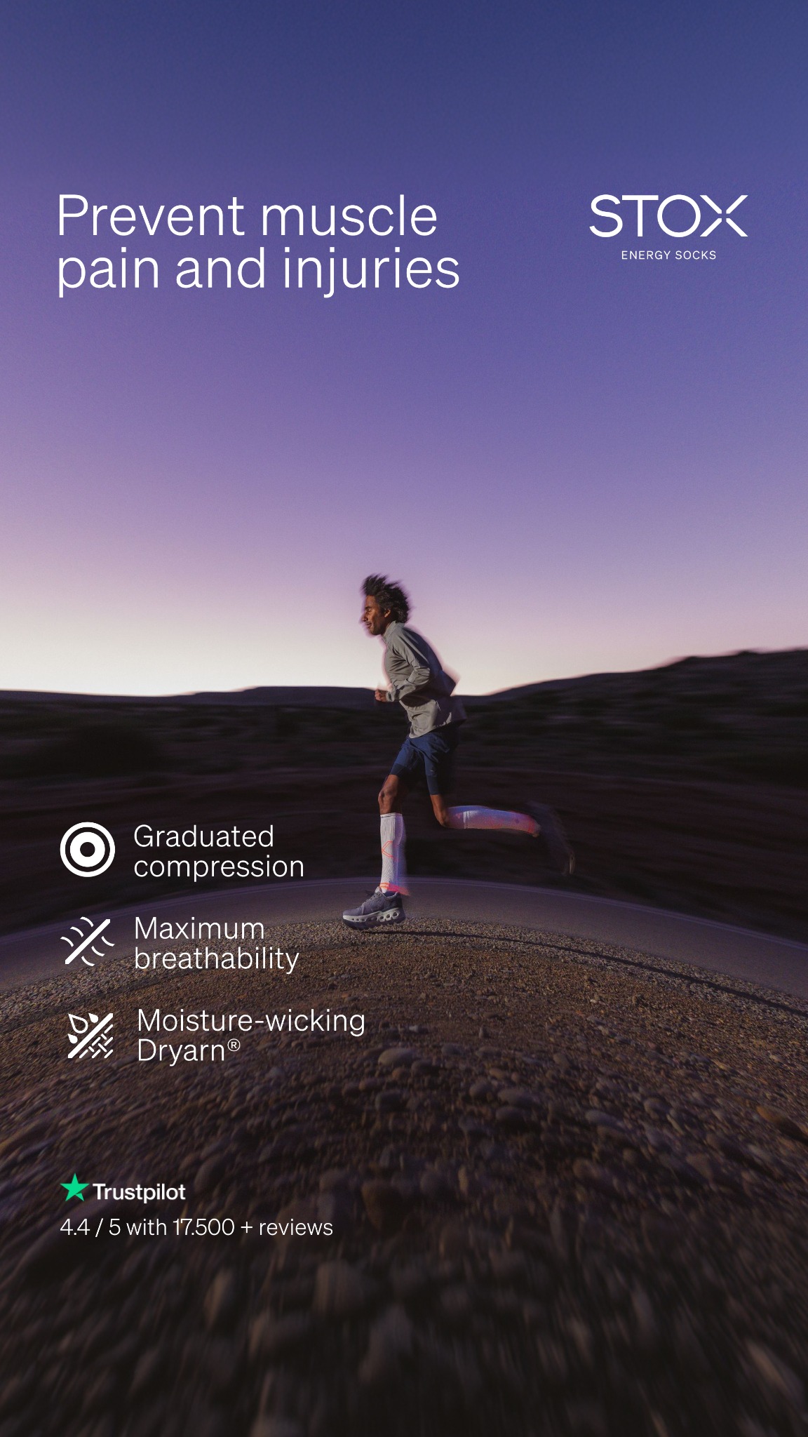 STOX Energy Socks Facebook ad