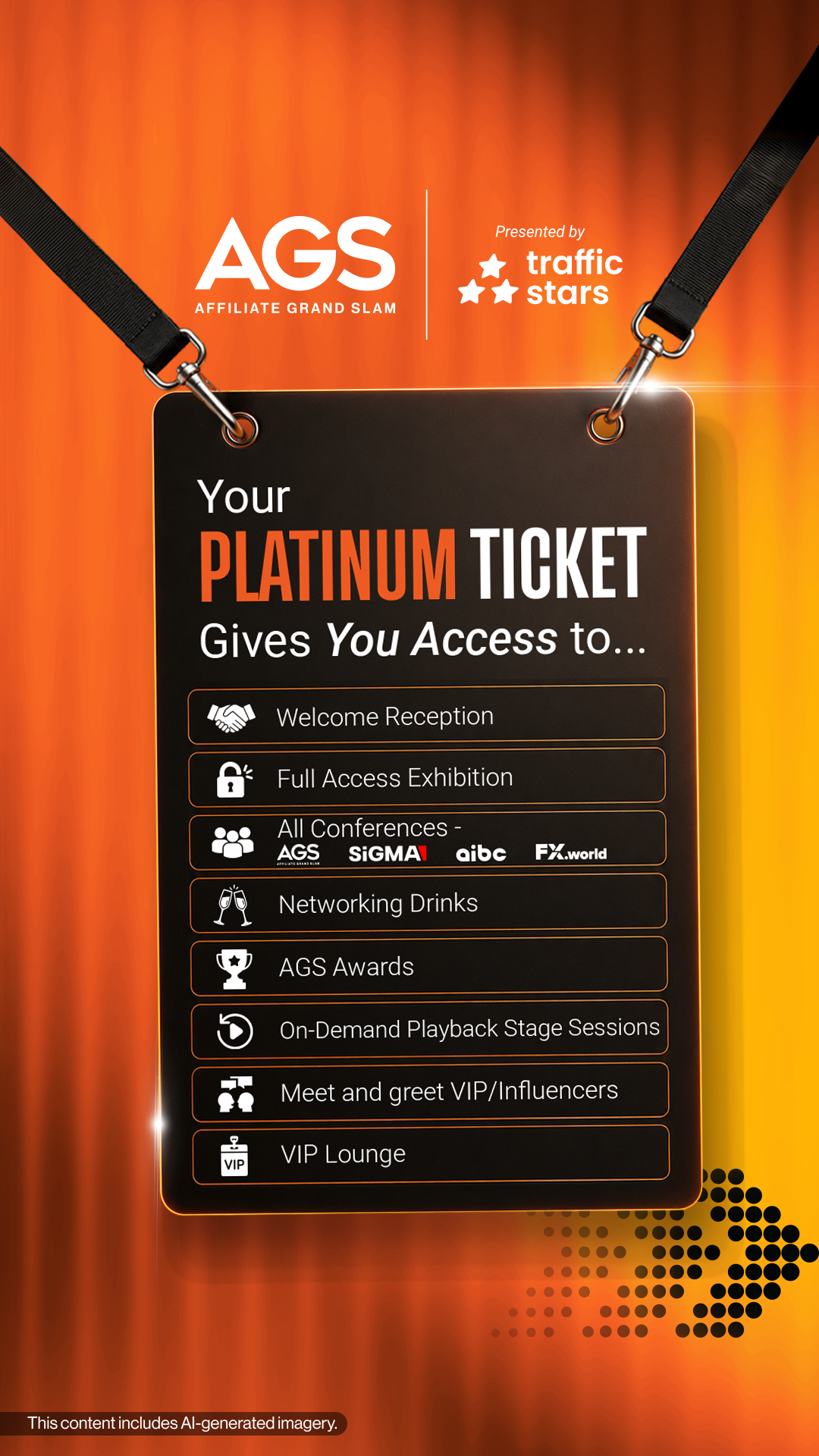 Affiliate Grand Slam Facebook ad: Secure Your Platinum AGS Ticket Now!