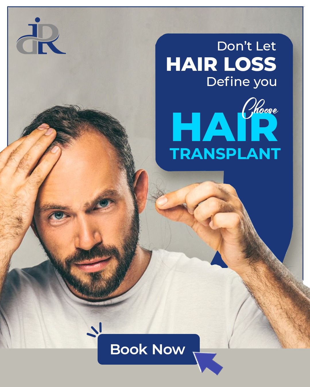 Dr Rana Irfan Facebook ad: Don’t let hair loss define you!