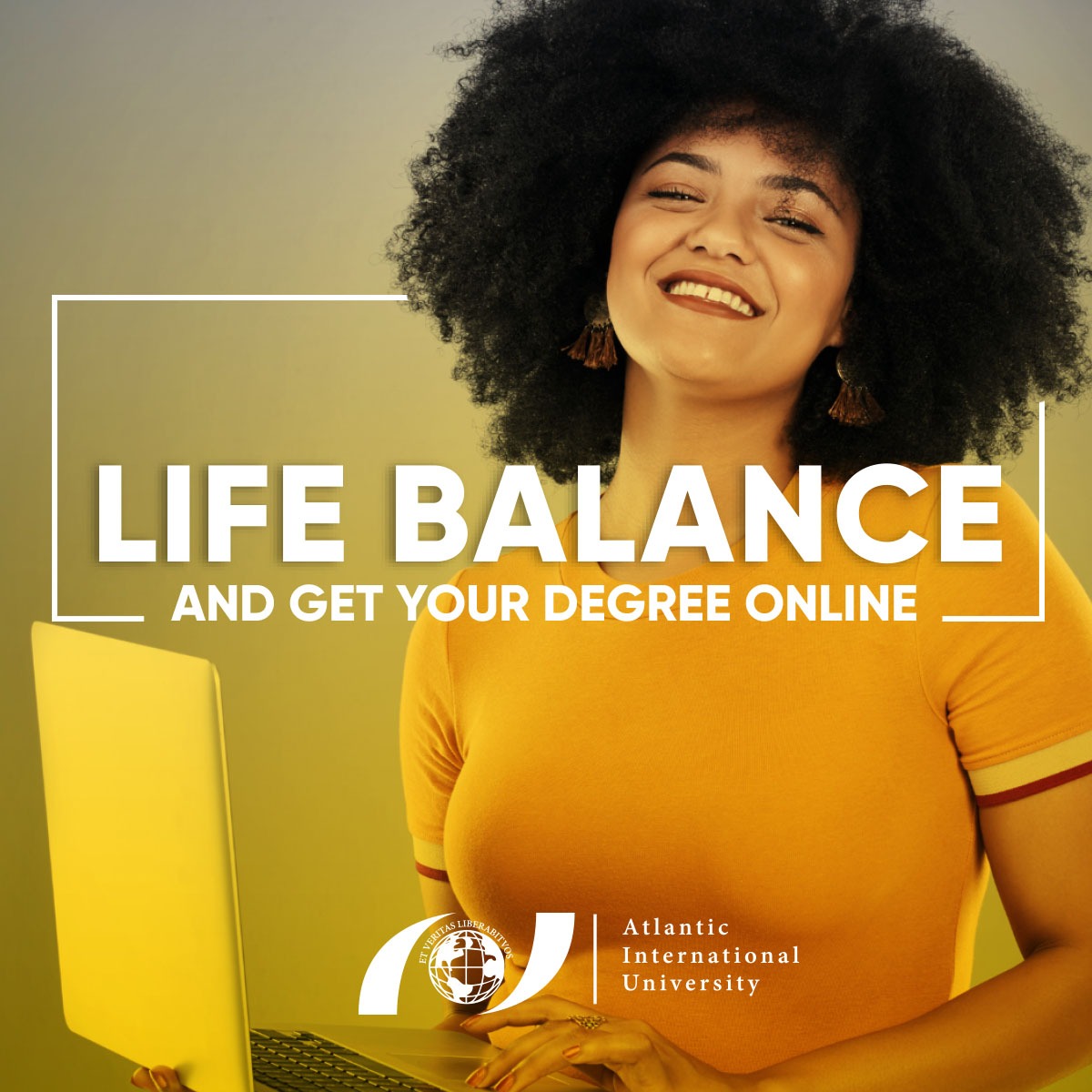 Atlantic International University Facebook ad: Start your Journey at AIU | Become the…