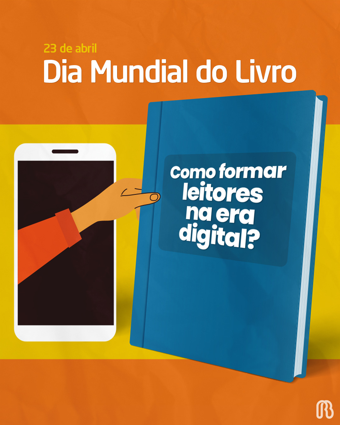 Colégio Rio Branco Facebook ad: No dia 23 de abril, celebramos o Dia…