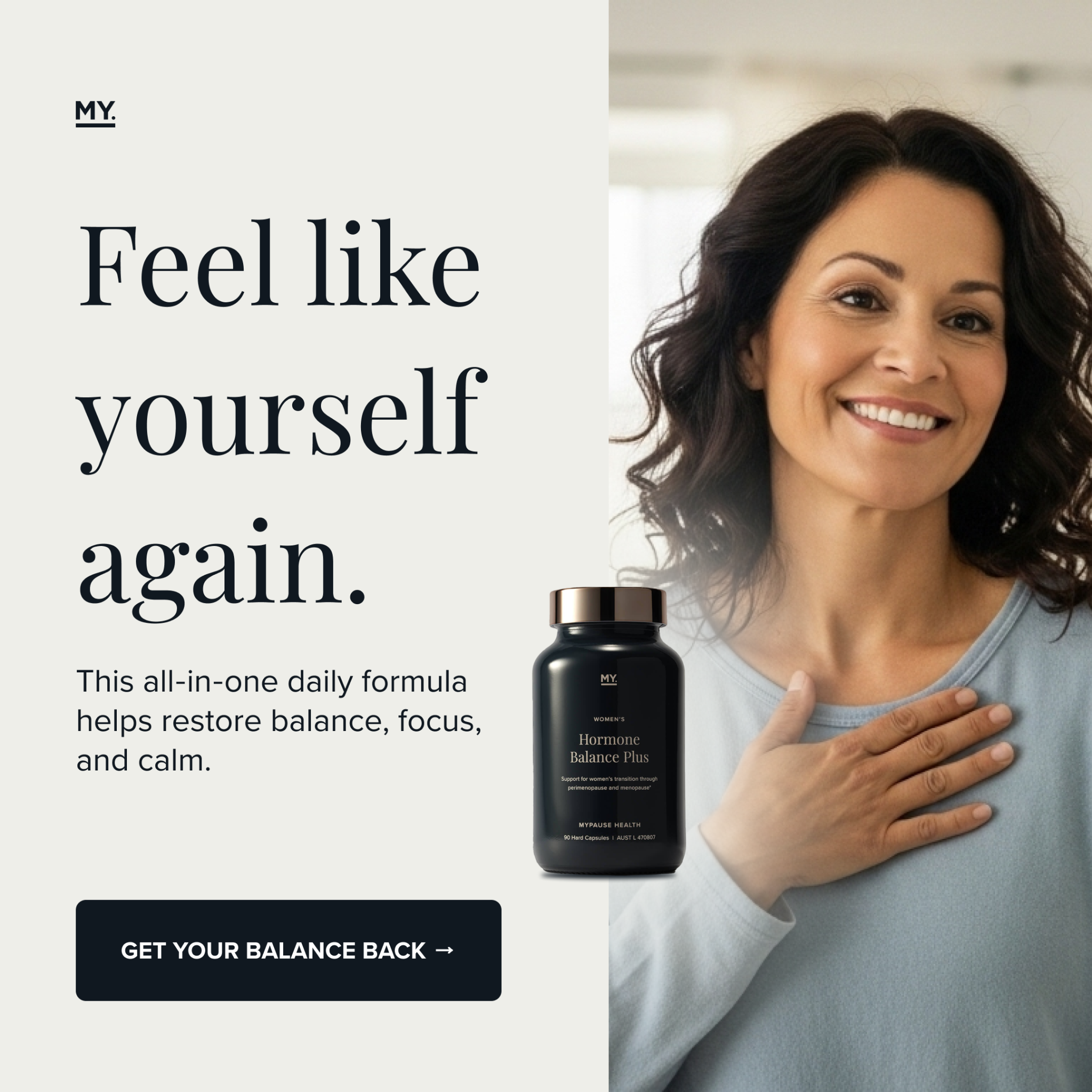 MyPause Health Facebook ad