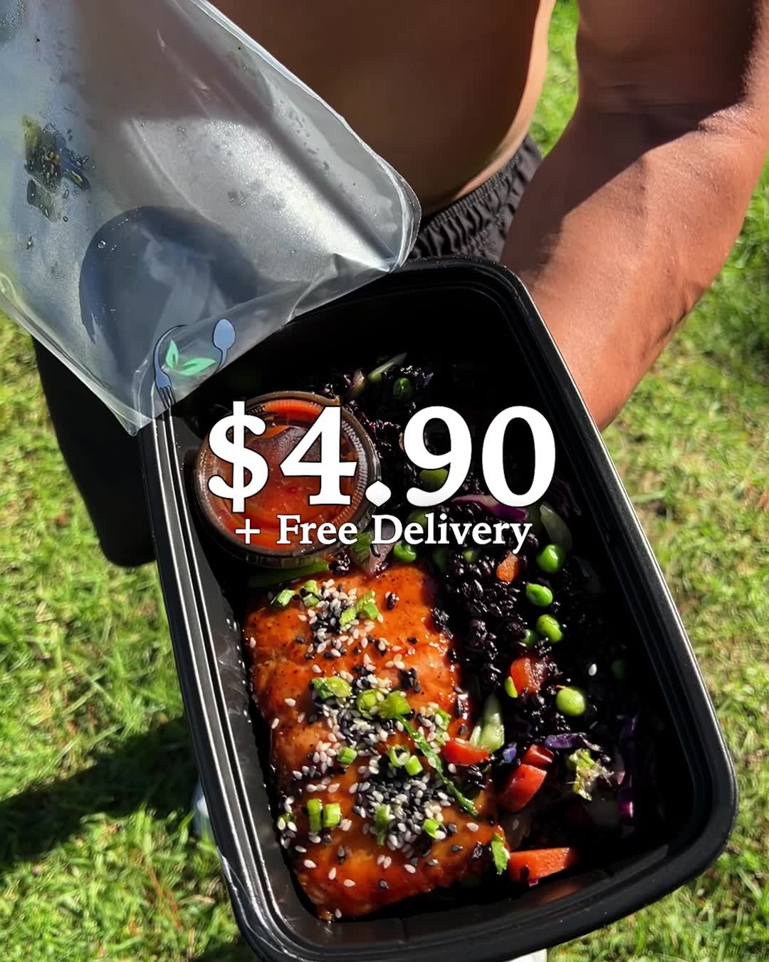 Meal Prep Sunday Service Facebook ad: Before you sign up, ask yourself: Is this…