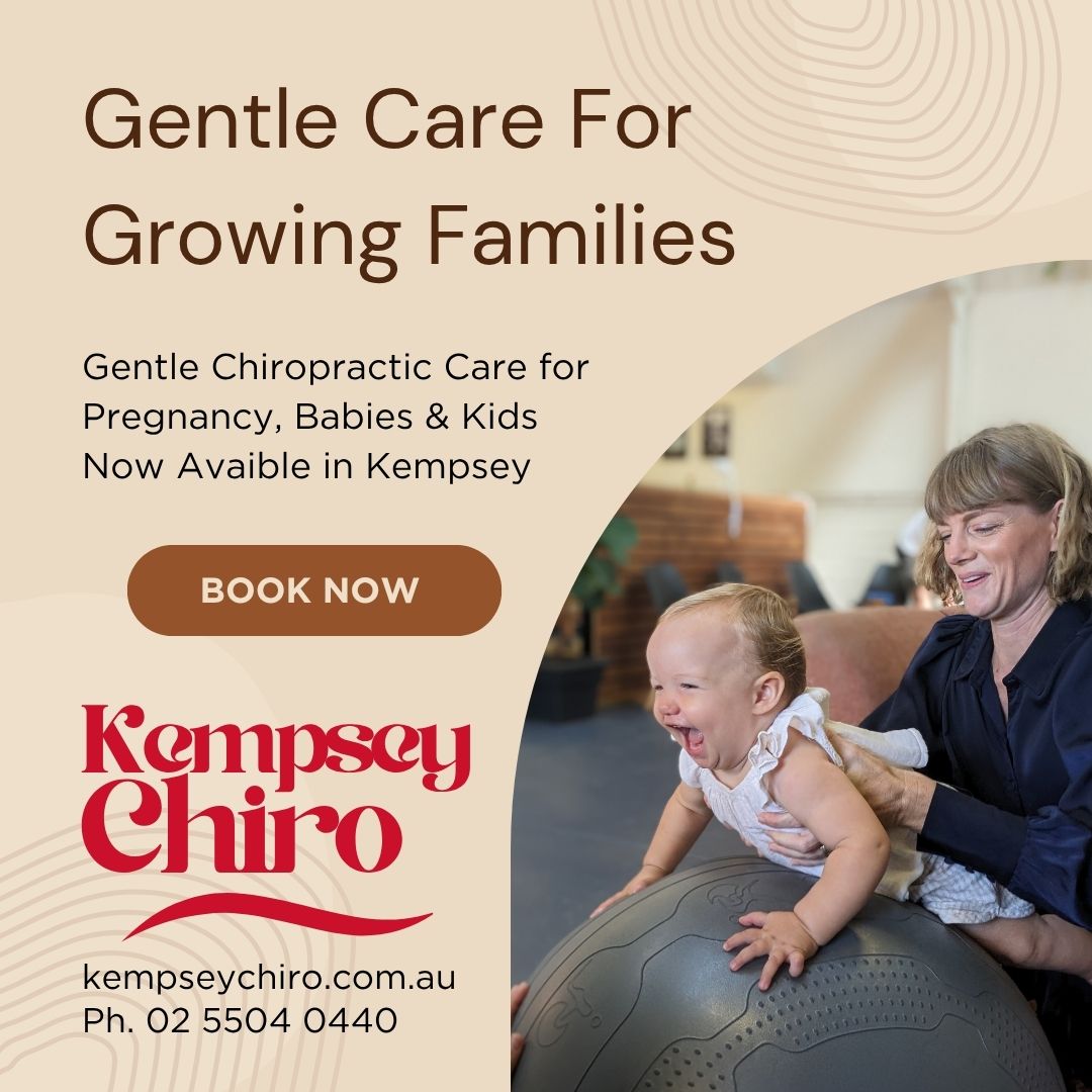 Kempsey Chiro Facebook ad: Pregnancy & Baby Care