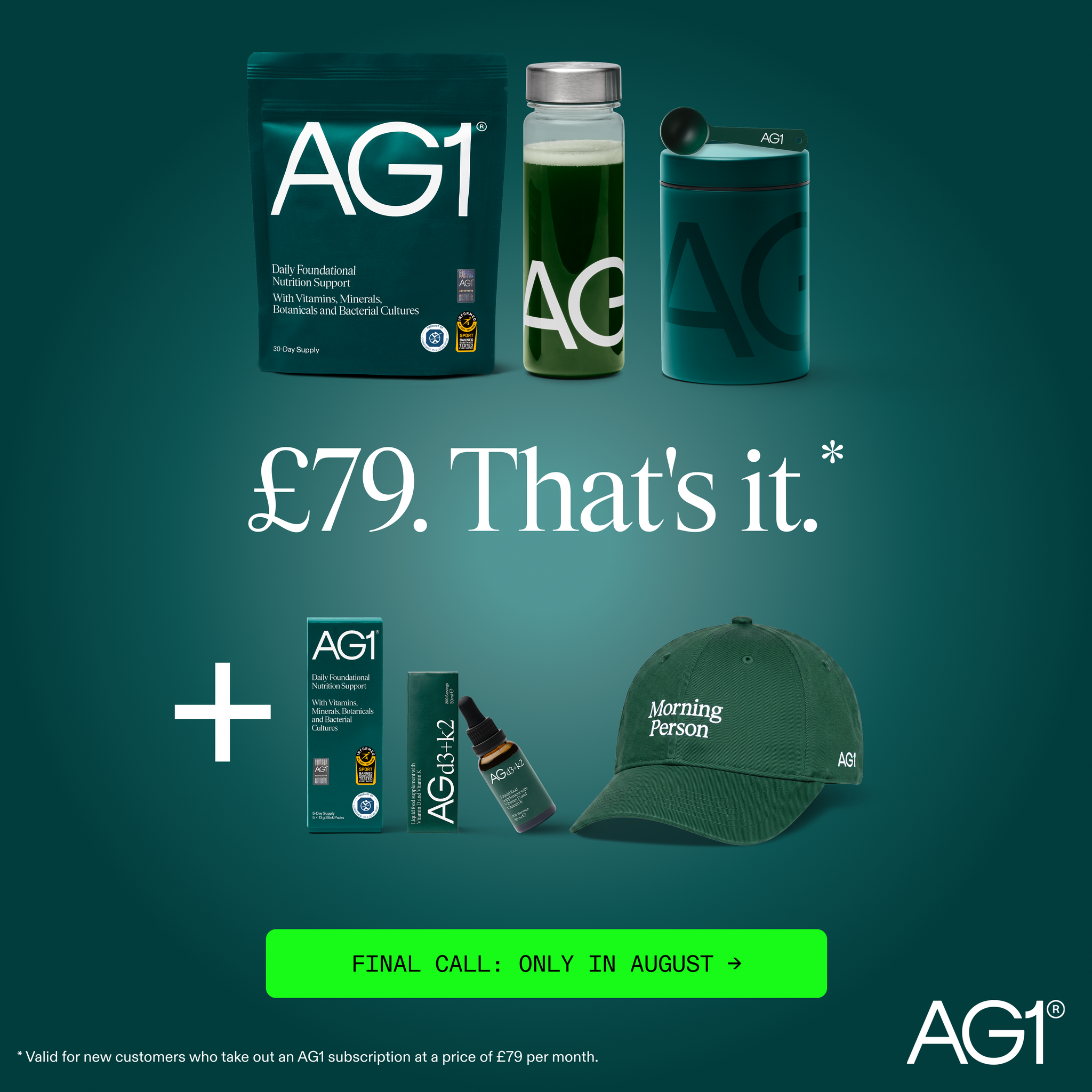 AG1 by Athletic Greens Facebook ad