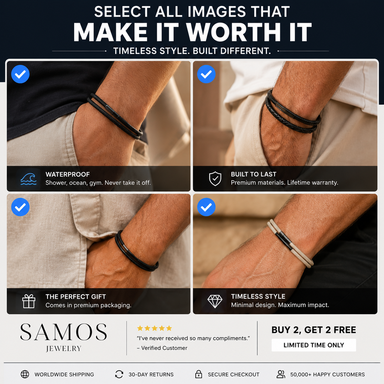 Gentleman Aesthetic Facebook ad: Sale Ends Tonight