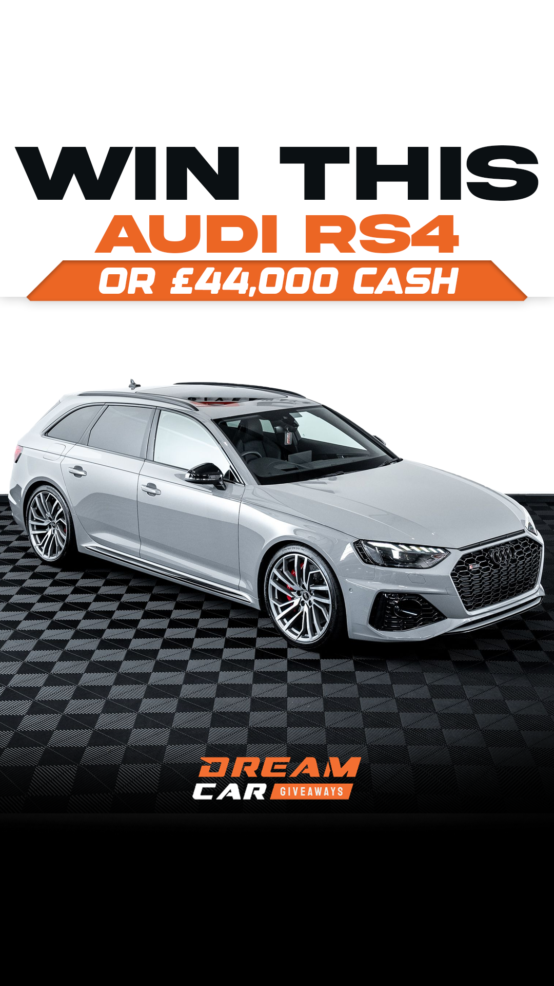 Dream Car Giveaways Facebook ad