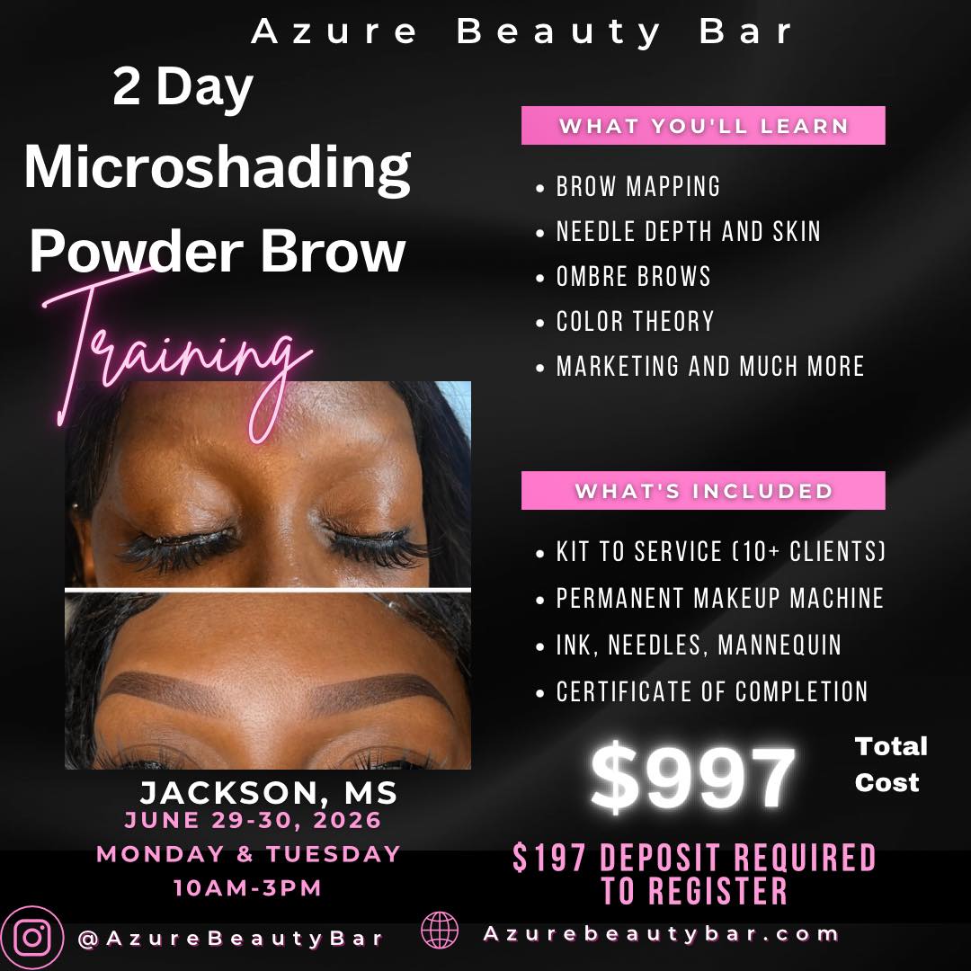 Azure Beauty Bar Facebook ad: Training Academy | Azure Beauty Bar