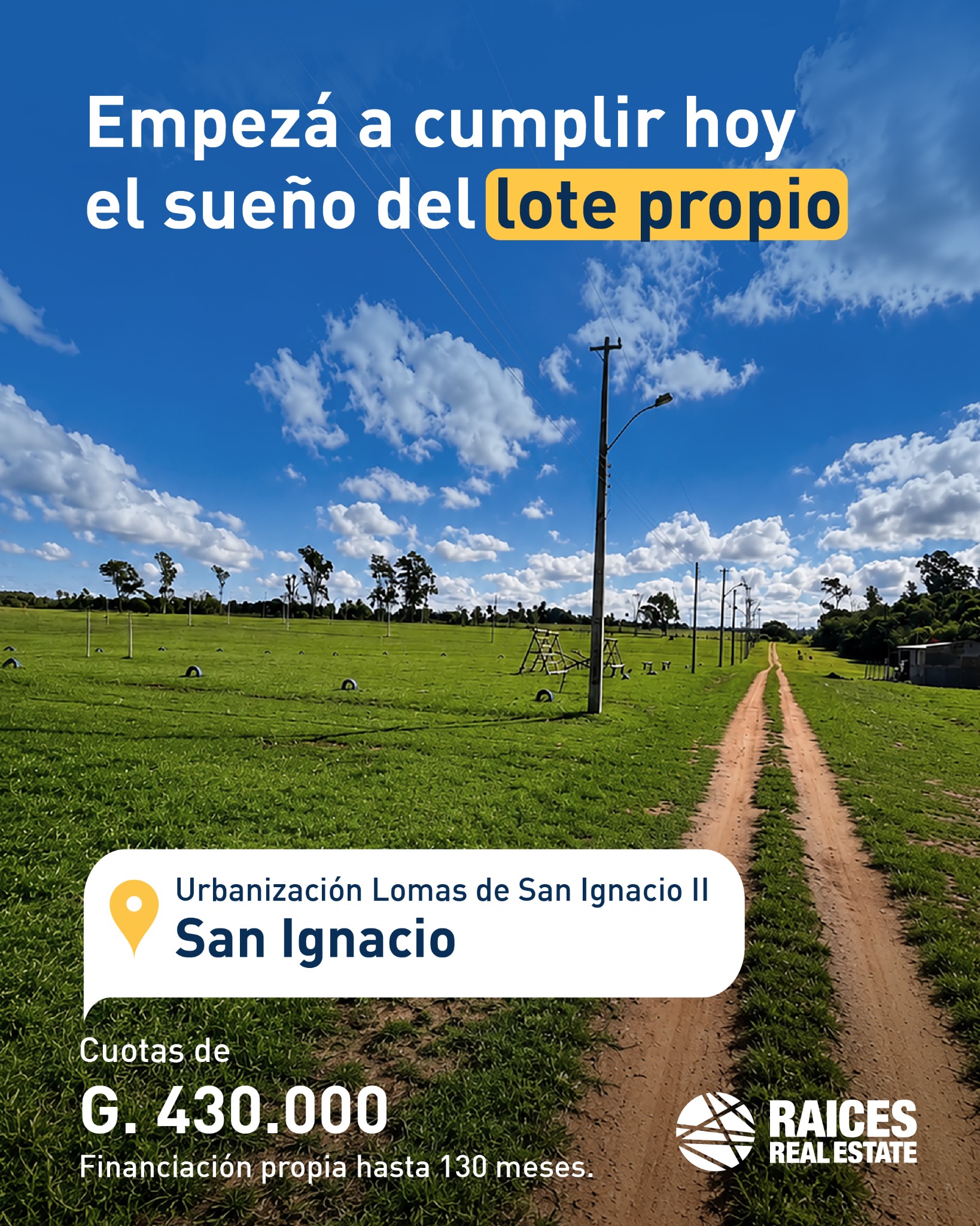 Raíces Real Estate Facebook ad