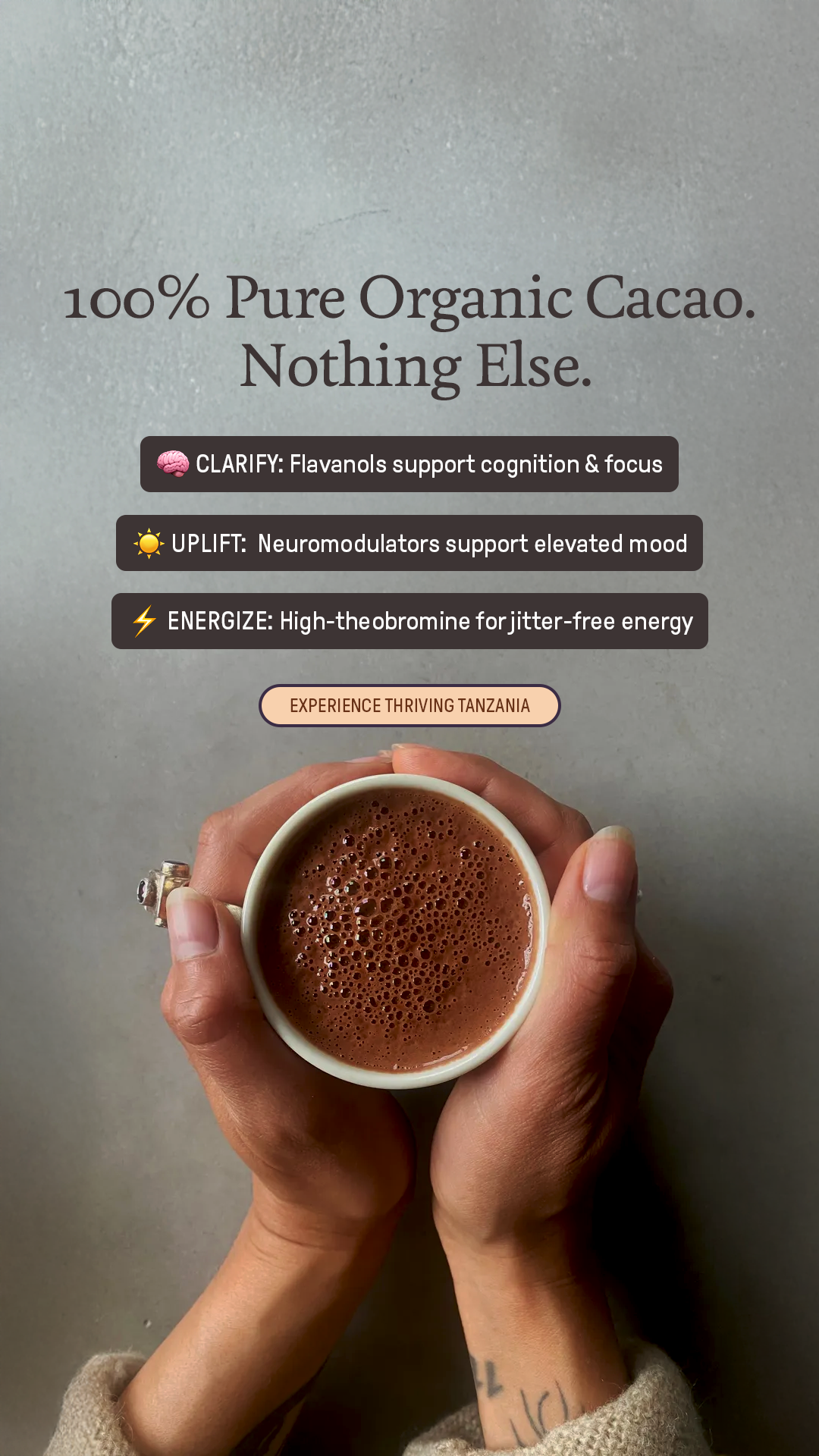Ora Cacao Facebook ad
