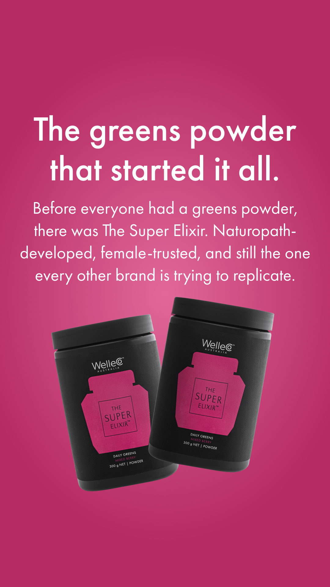 WelleCo Facebook ad