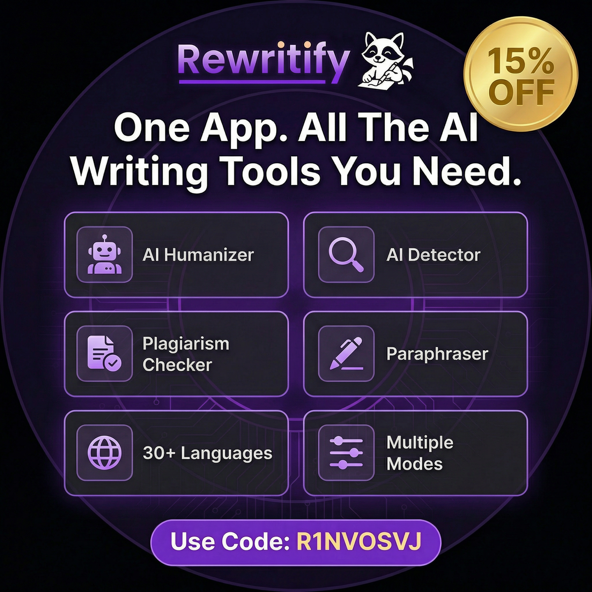 Rewritify Facebook ad