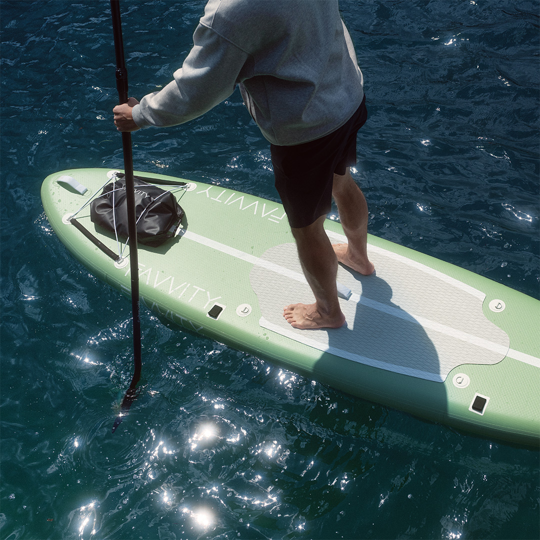 Favvity Facebook ad: Favvity SUP Board, Performance, die dich auf dem Wasser…