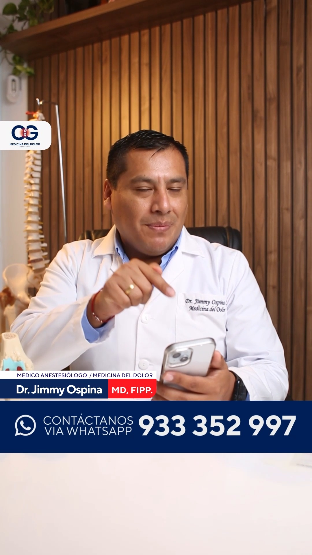 Medicina del Dolor Ospina & García Facebook ad: ¡Dile adiós al dolor de rodilla sin cirugía!