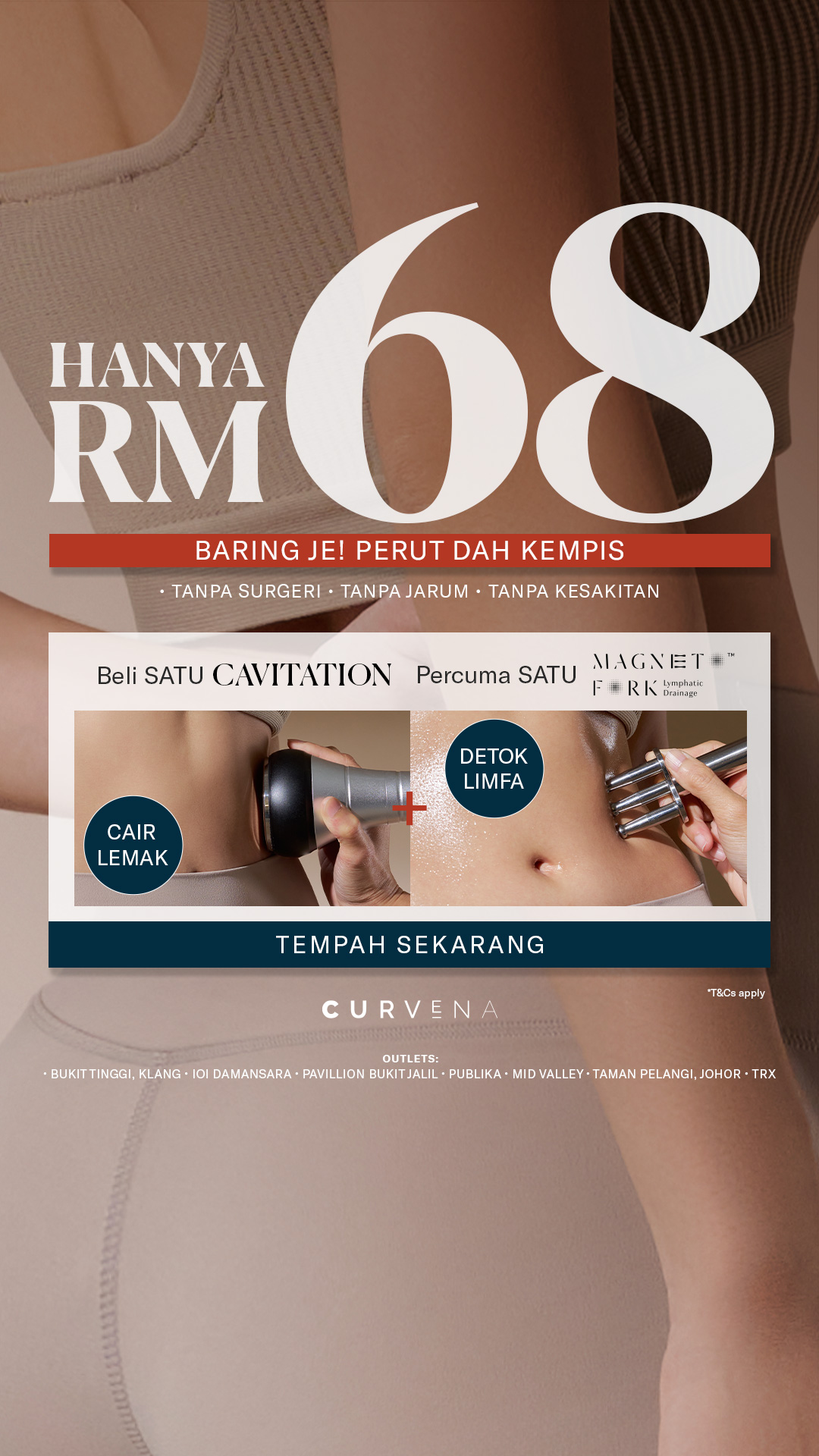 Curvena Facebook ad