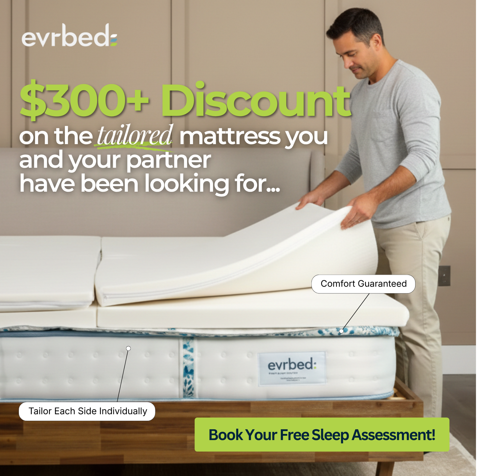 Evrbed Facebook ad from Jun 2, 2026