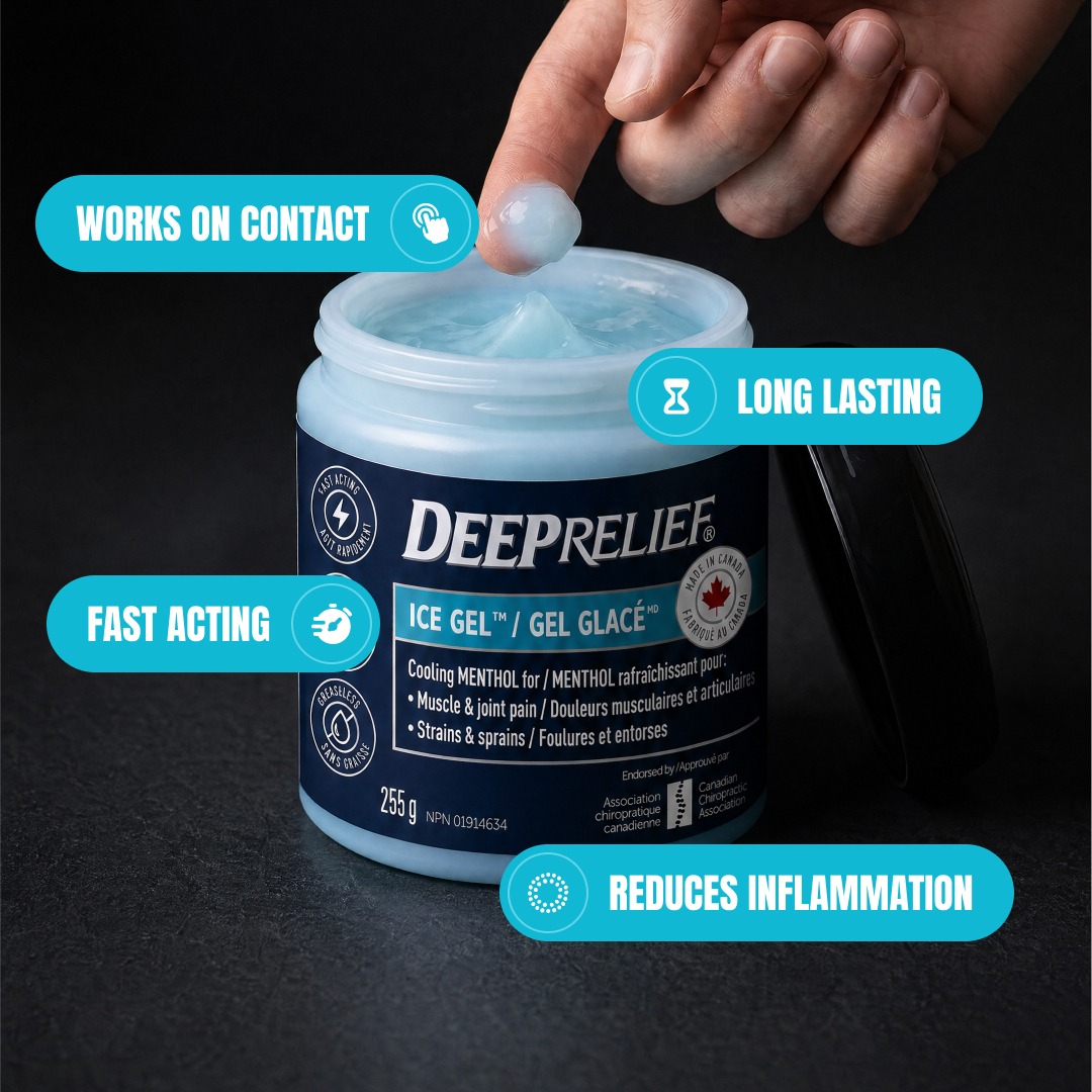 Deep Relief Facebook ad: Real Pain Relief That Goes Deep