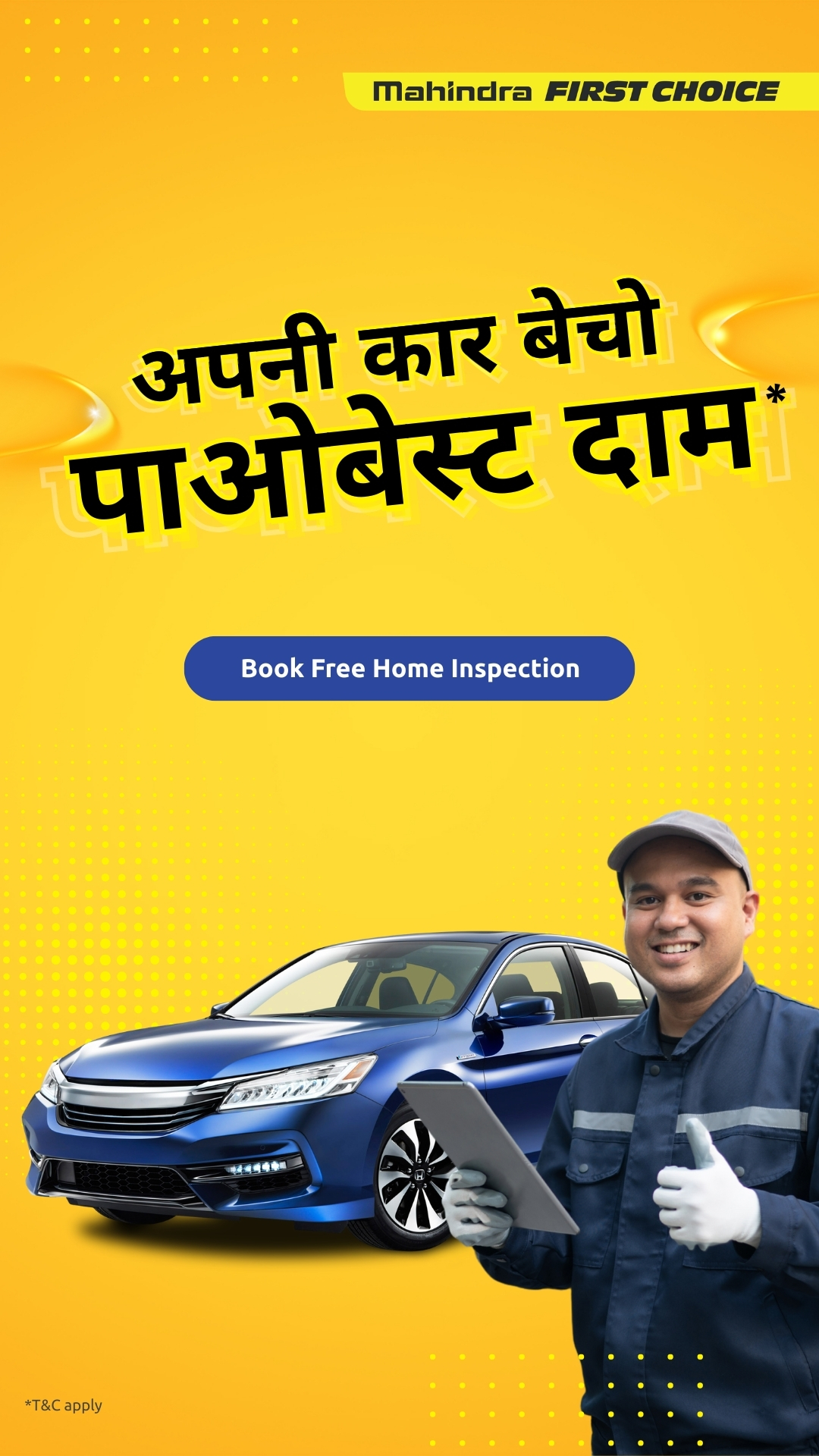 Mahindra First Choice Wheels Facebook ad