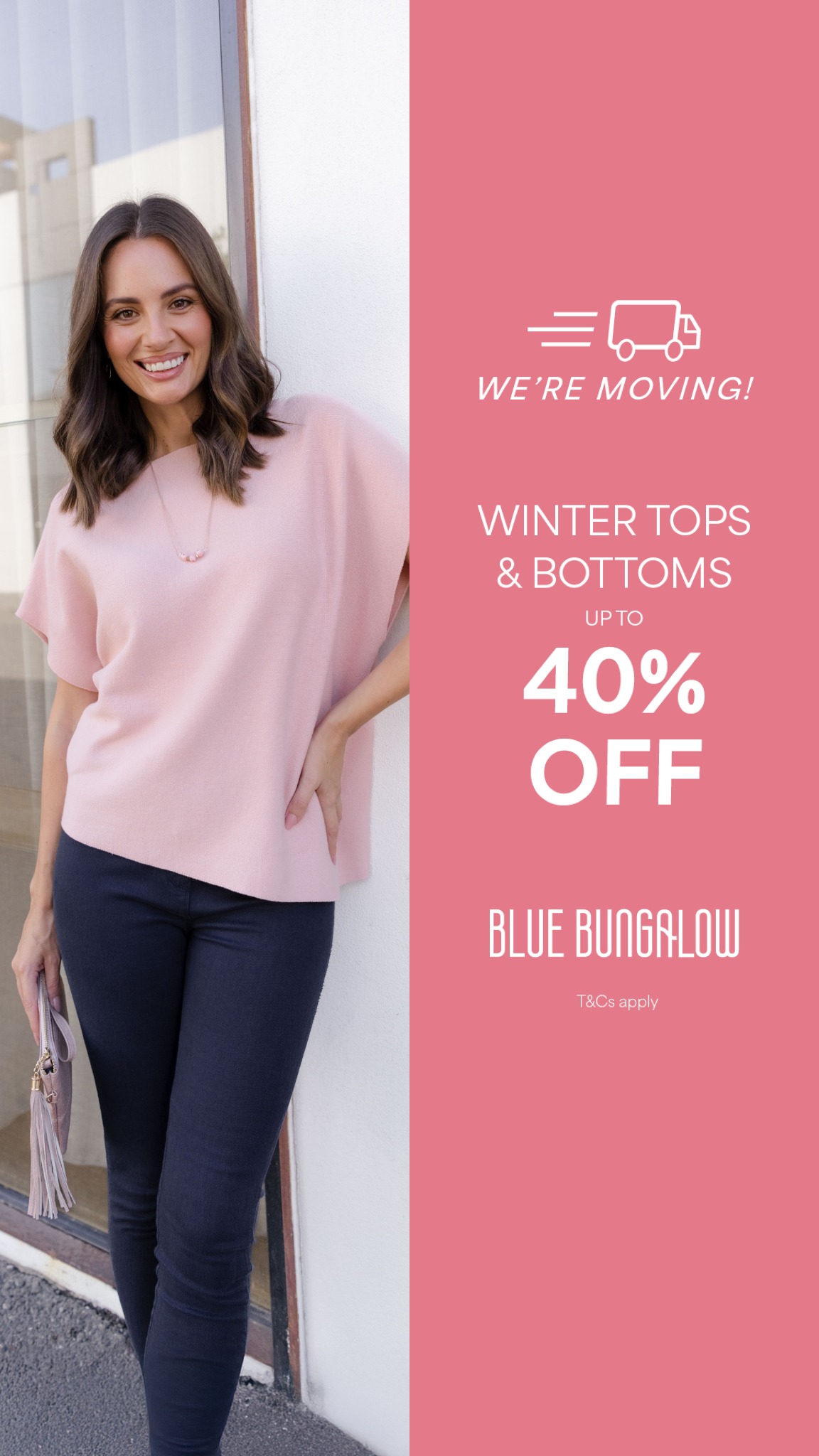 Blue Bungalow Facebook ad