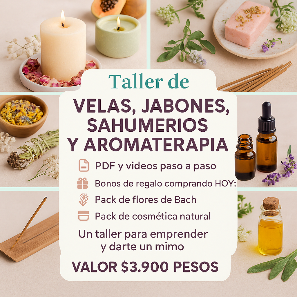 Mundo Mindset digital Facebook ad: Pack de Velas, Jabones, Sahumerios y Aromaterapia Natural