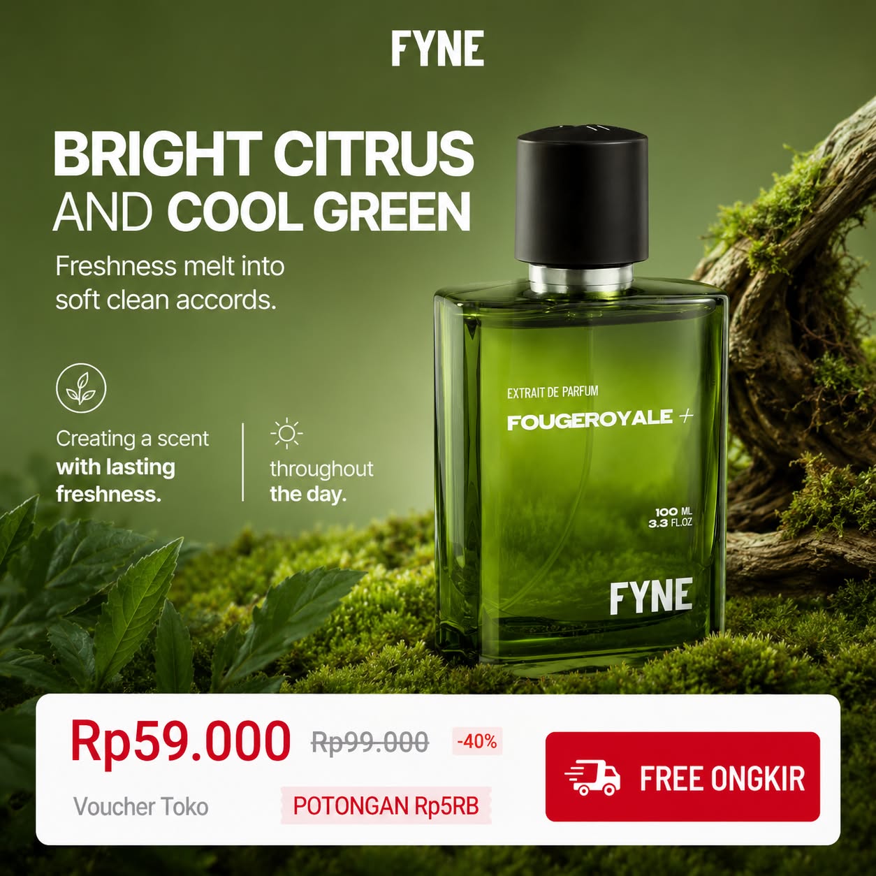 FYNE Facebook ad: FYNE Extrait De Parfum