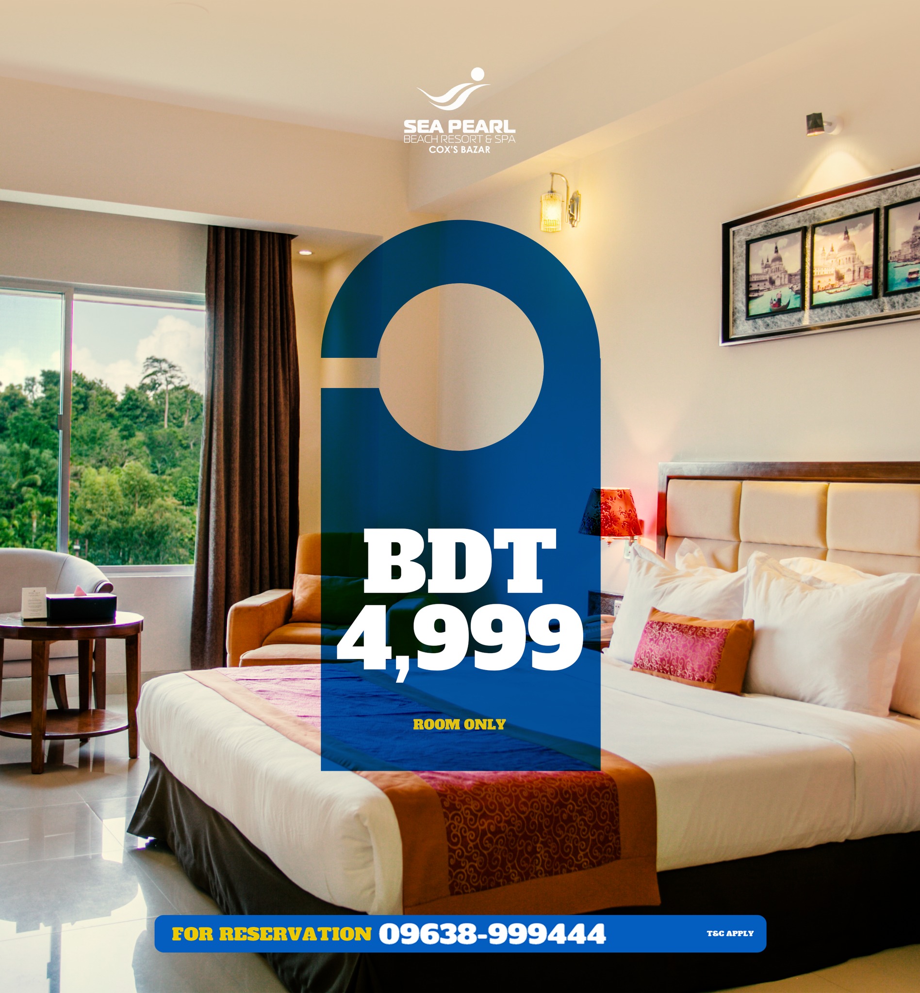 Sea Pearl Beach Resort & Spa Cox's Bazar Facebook ad: 𝐒𝐭𝐚𝐲, 𝐑𝐞𝐥𝐚𝐱 & 𝐖𝐚𝐤𝐞 𝐔𝐩 𝐭𝐨 𝐋𝐮𝐱𝐮𝐫𝐲!