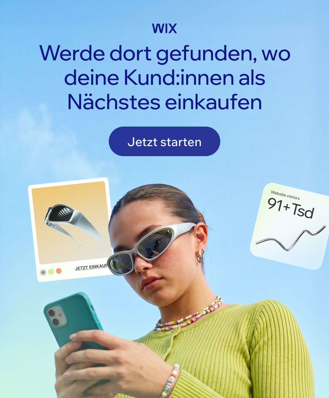 Wix Facebook ad