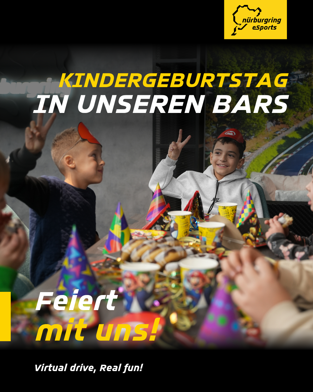 Nürburgring Esports Deutschland Facebook ad from Nov 6, 2025