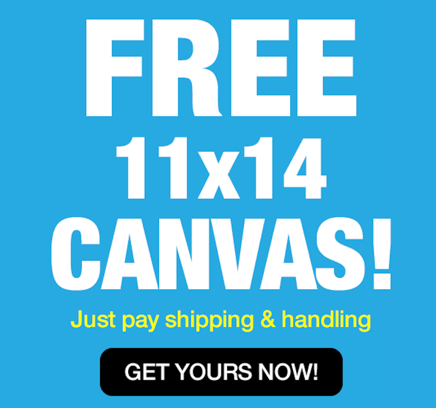 Simple Canvas Prints Facebook ad