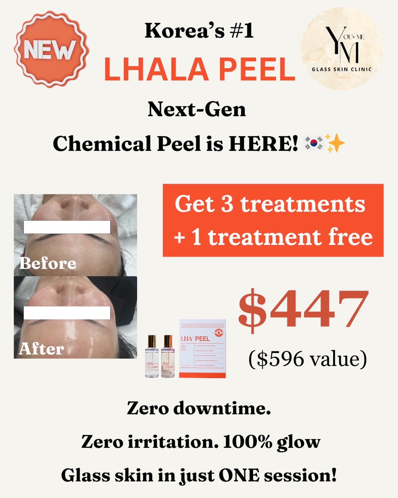 YM beauty Facebook ad