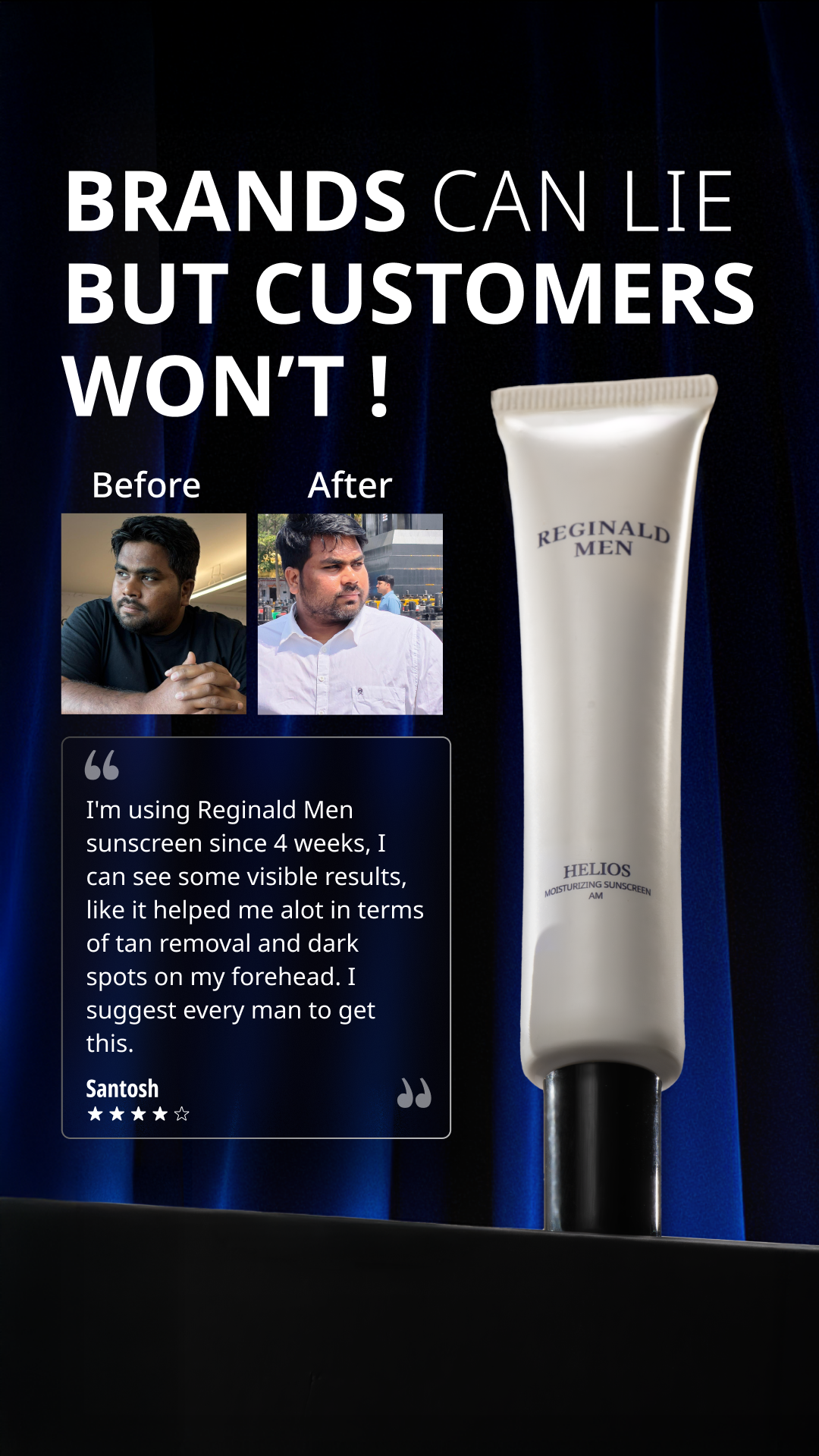 Reginald Men Facebook ad
