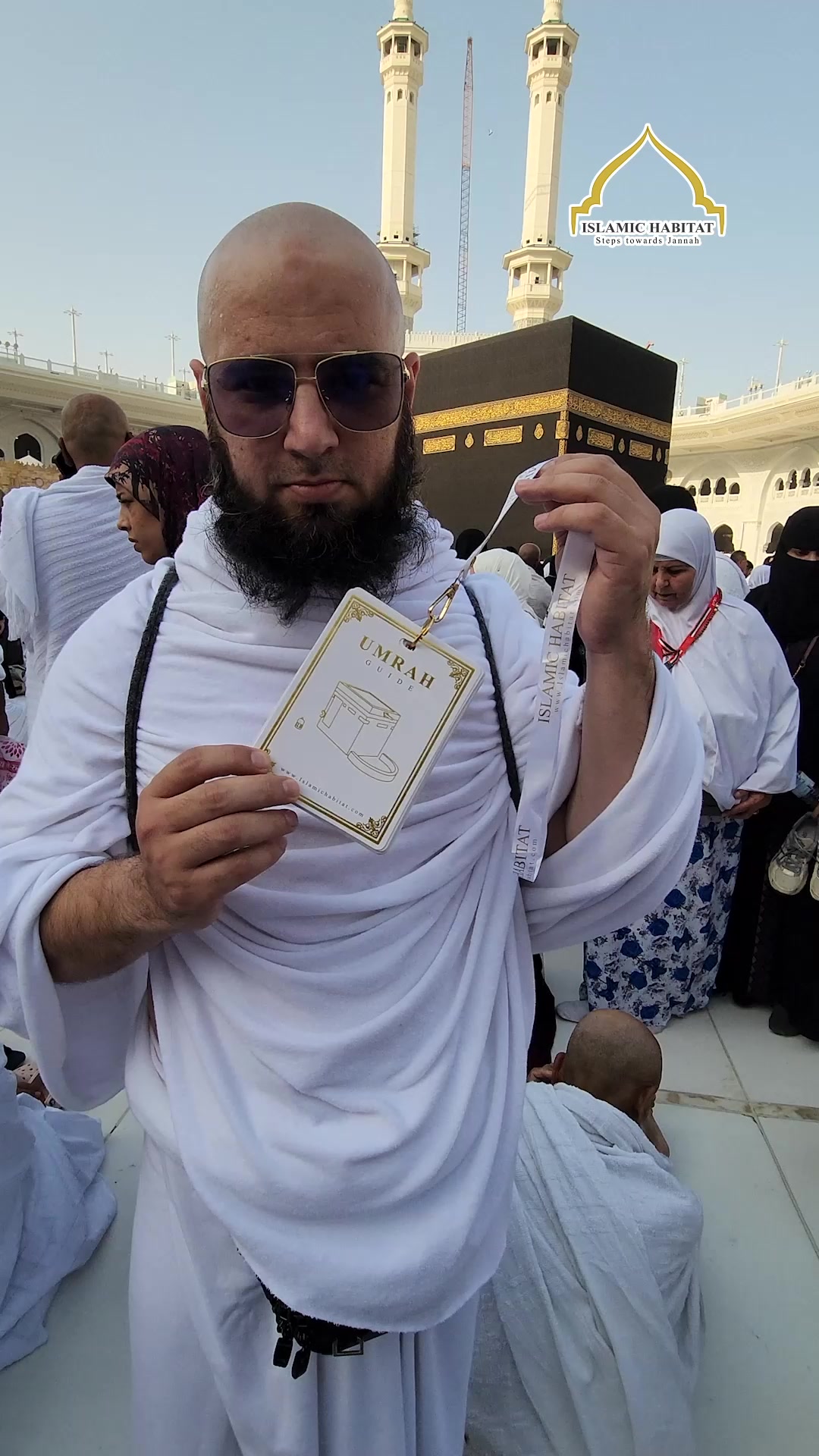 IslamicHabitat Facebook ad: Umrah Guide Cards + FREE Neck Lanyard