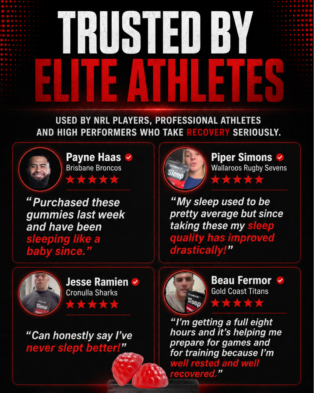 Enhancd Performance Facebook ad: Trusted By Elite Athletes