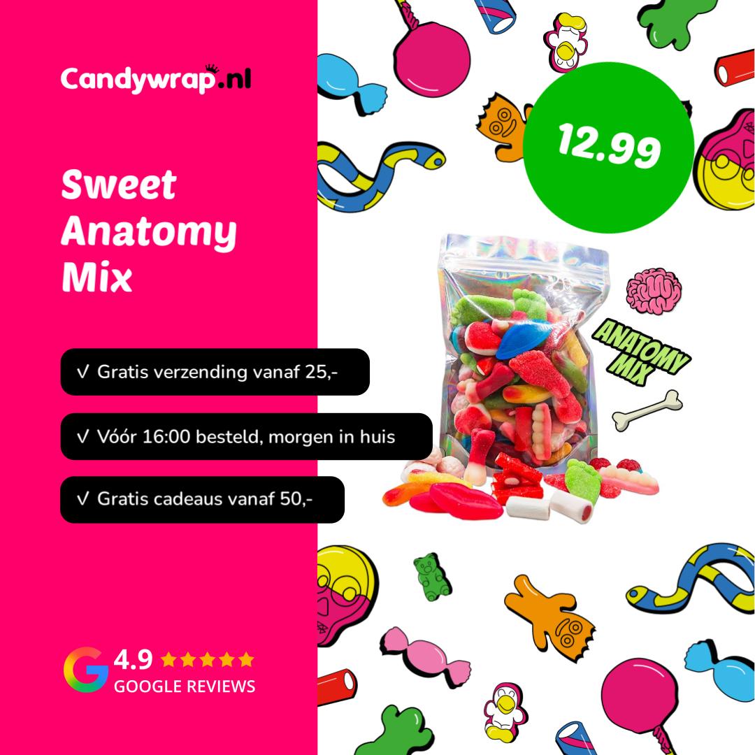 Candywrap Facebook ad: Het lekkerste schepsnoep direct bij jou thuisbezorgd!