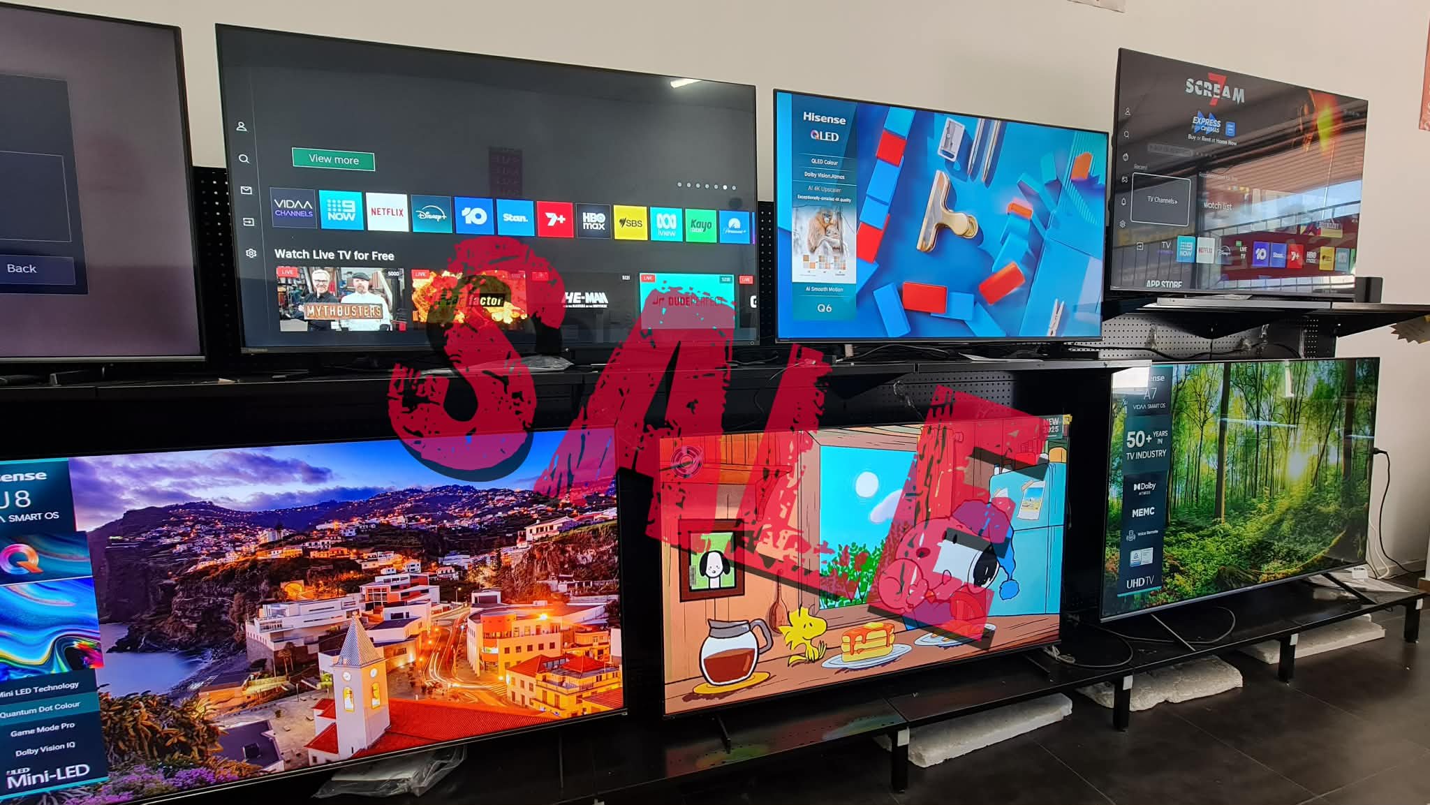 Alice Feng Facebook ad: Smart tv for sale 32'' 40'' 43'' 50'' 55'' 65'' 75'' 85''…