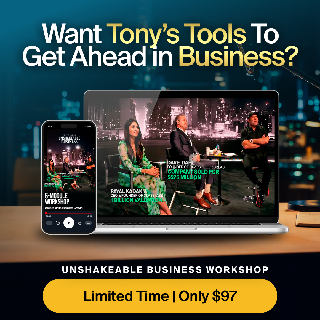Tony Robbins Facebook ad