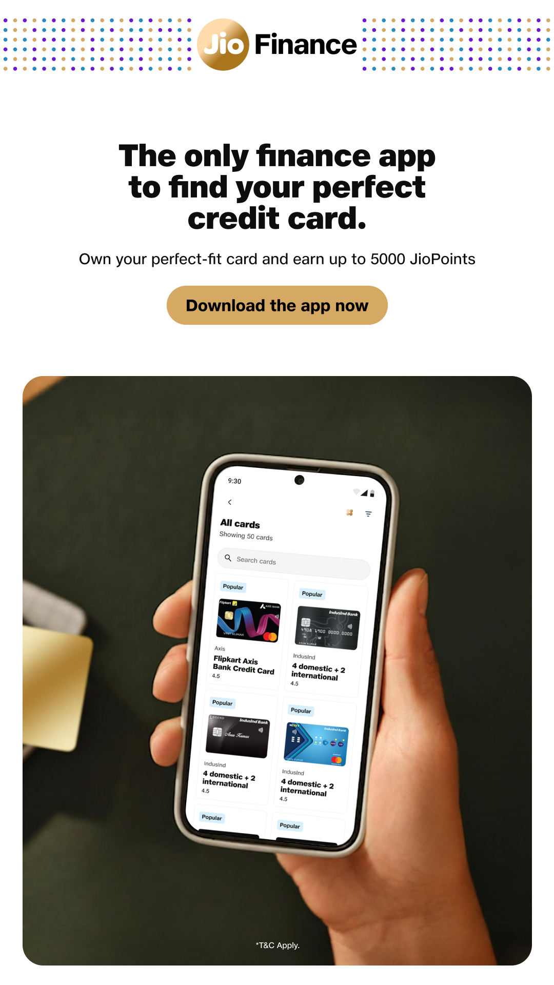 JioFinance Facebook ad