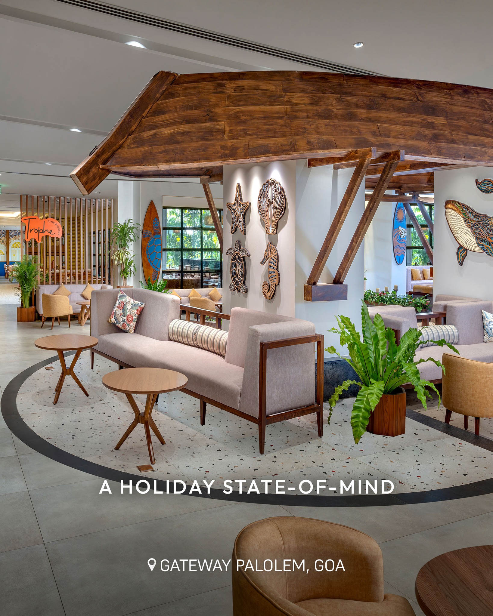 Gateway Hotels Facebook ad: It’s official. Your vacation starts the moment you…