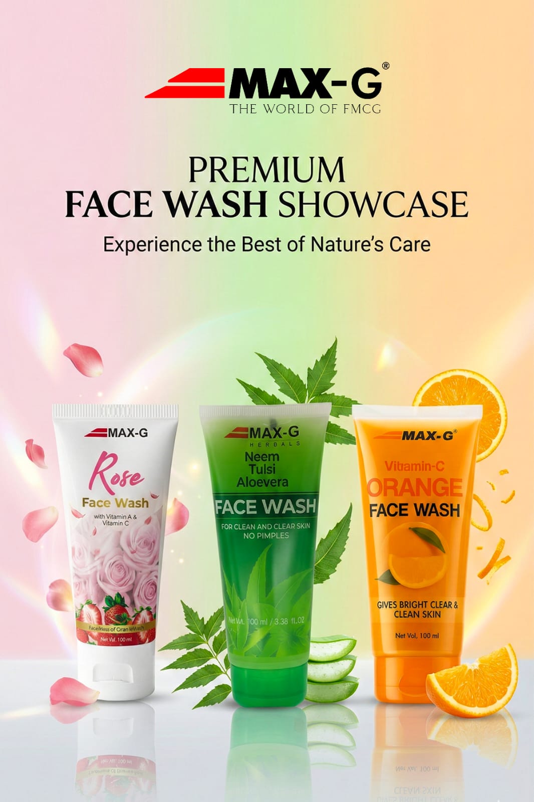 Max Global Trade Pvt Ltd. Facebook ad: Good skin has no gender.