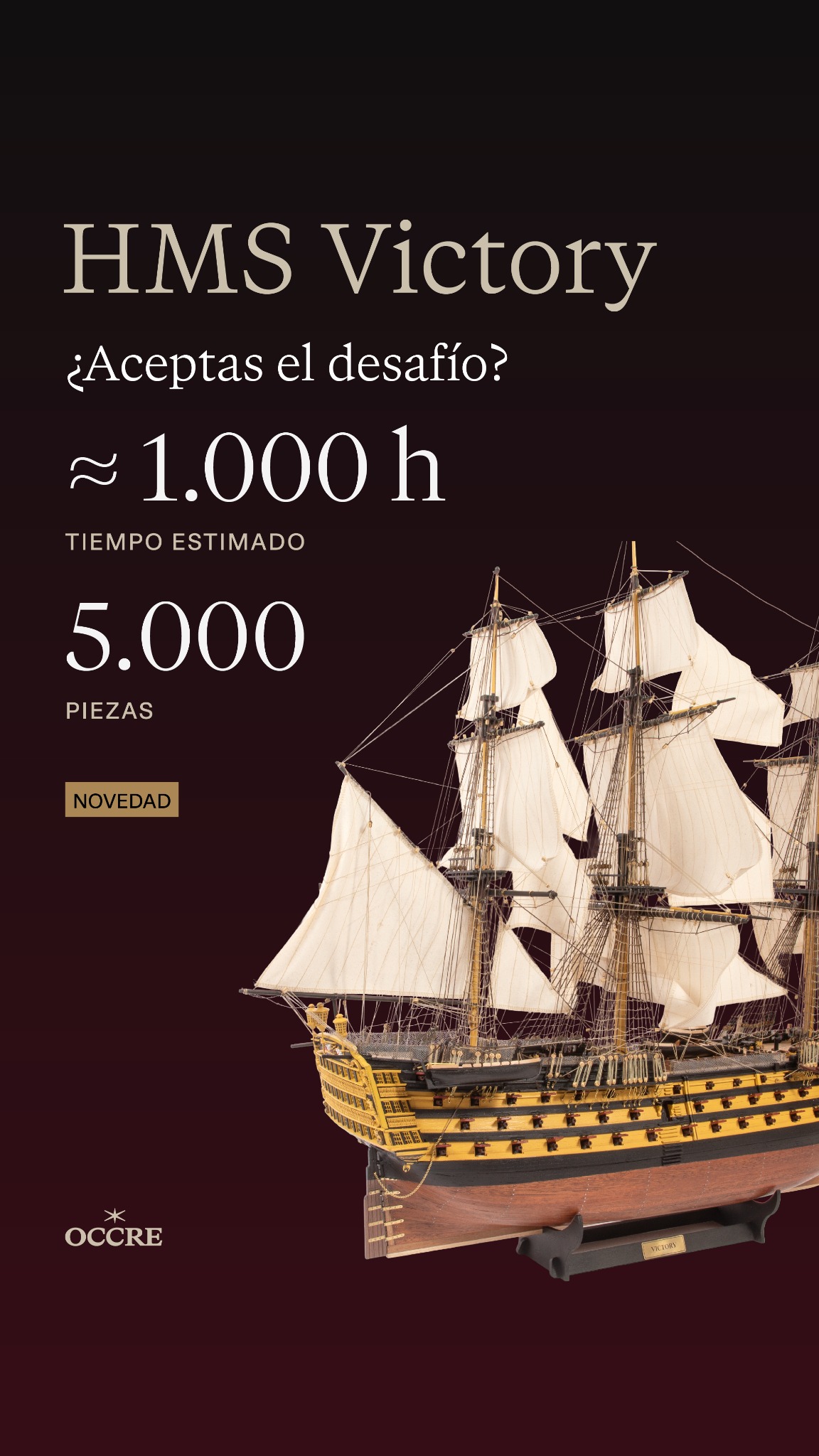Occre Facebook ad: ¿Aceptas el desafío?