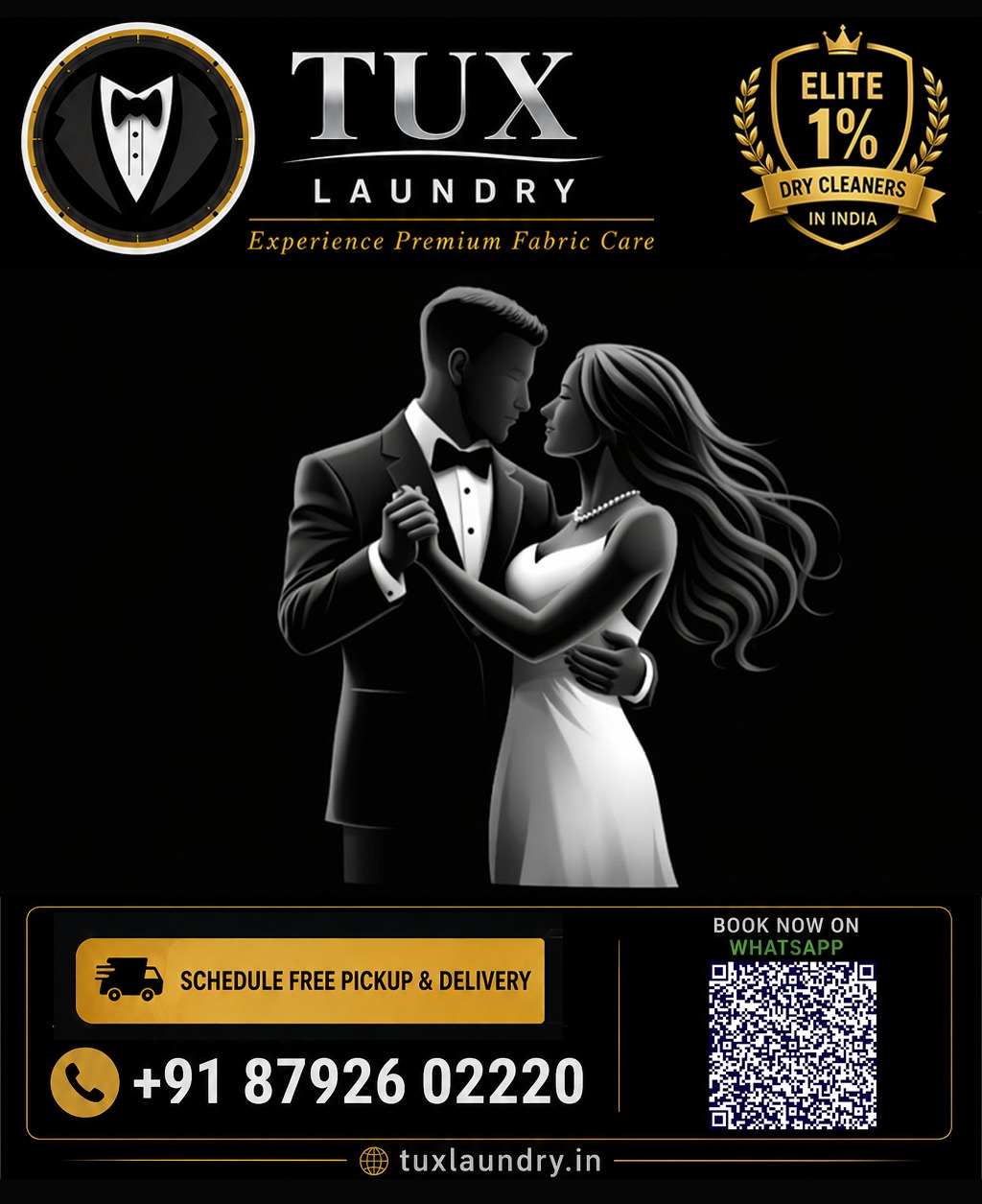 Tux Laundry Facebook ad