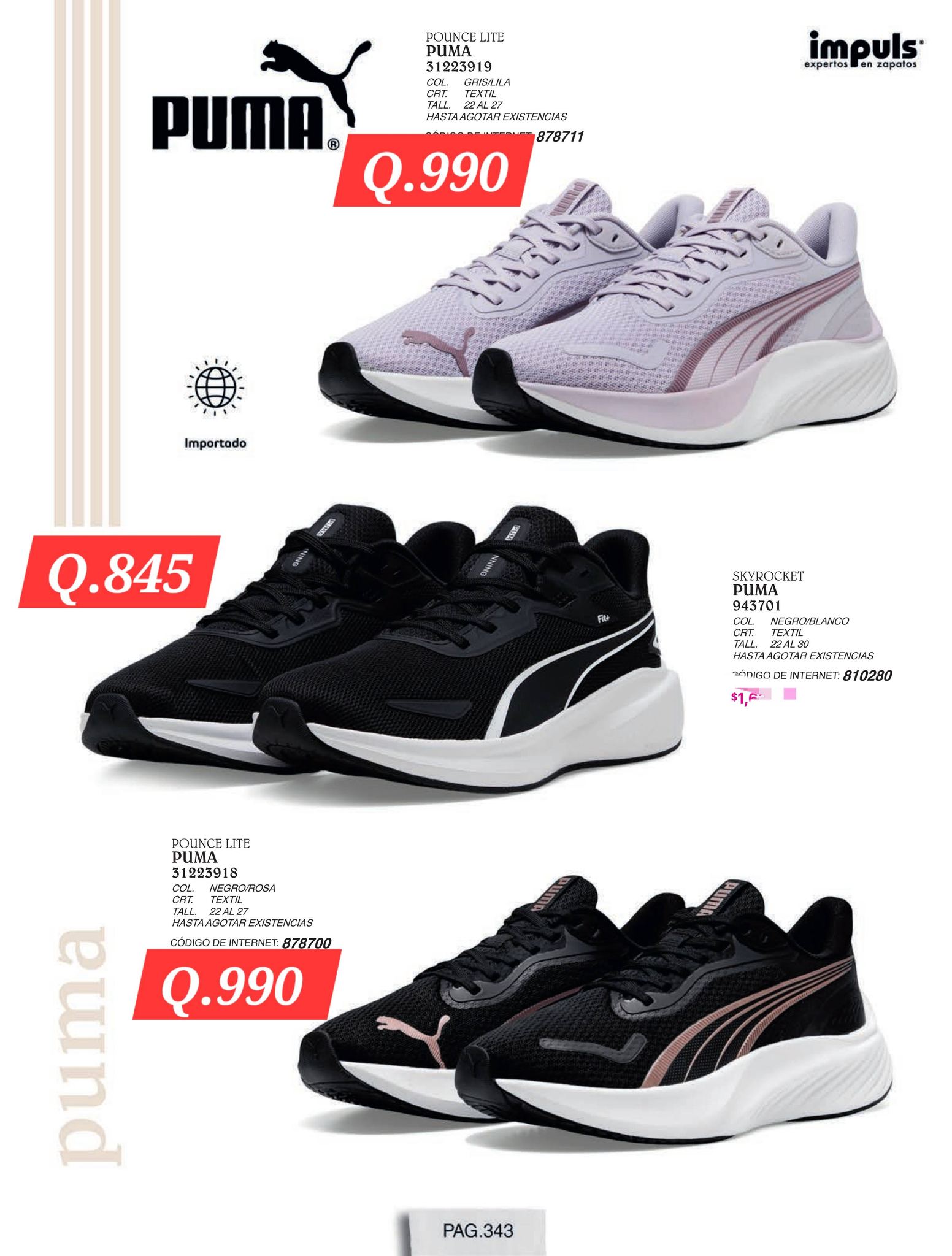 Multimarcas Facebook ad: Tenis Para Dama