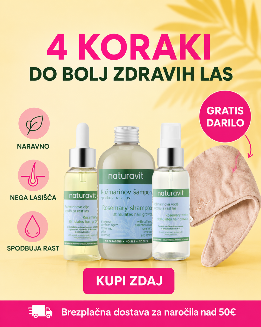 Naturavit kozmetika Facebook ad