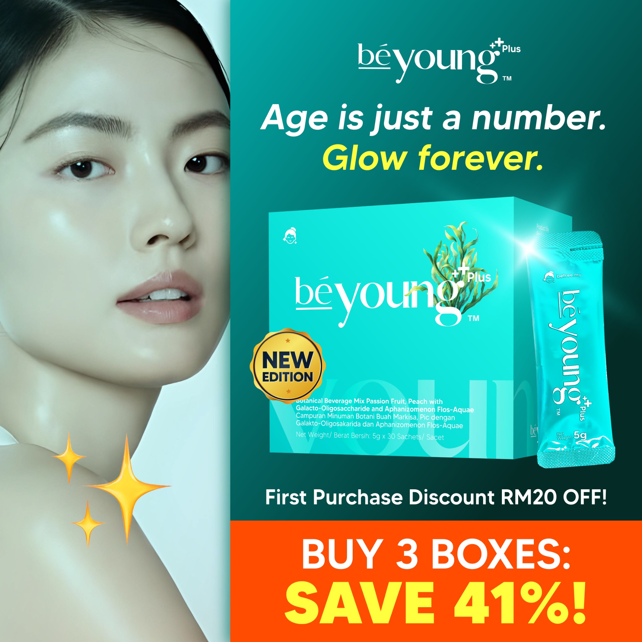 befree.my Facebook ad: First 80 new customers get a special new