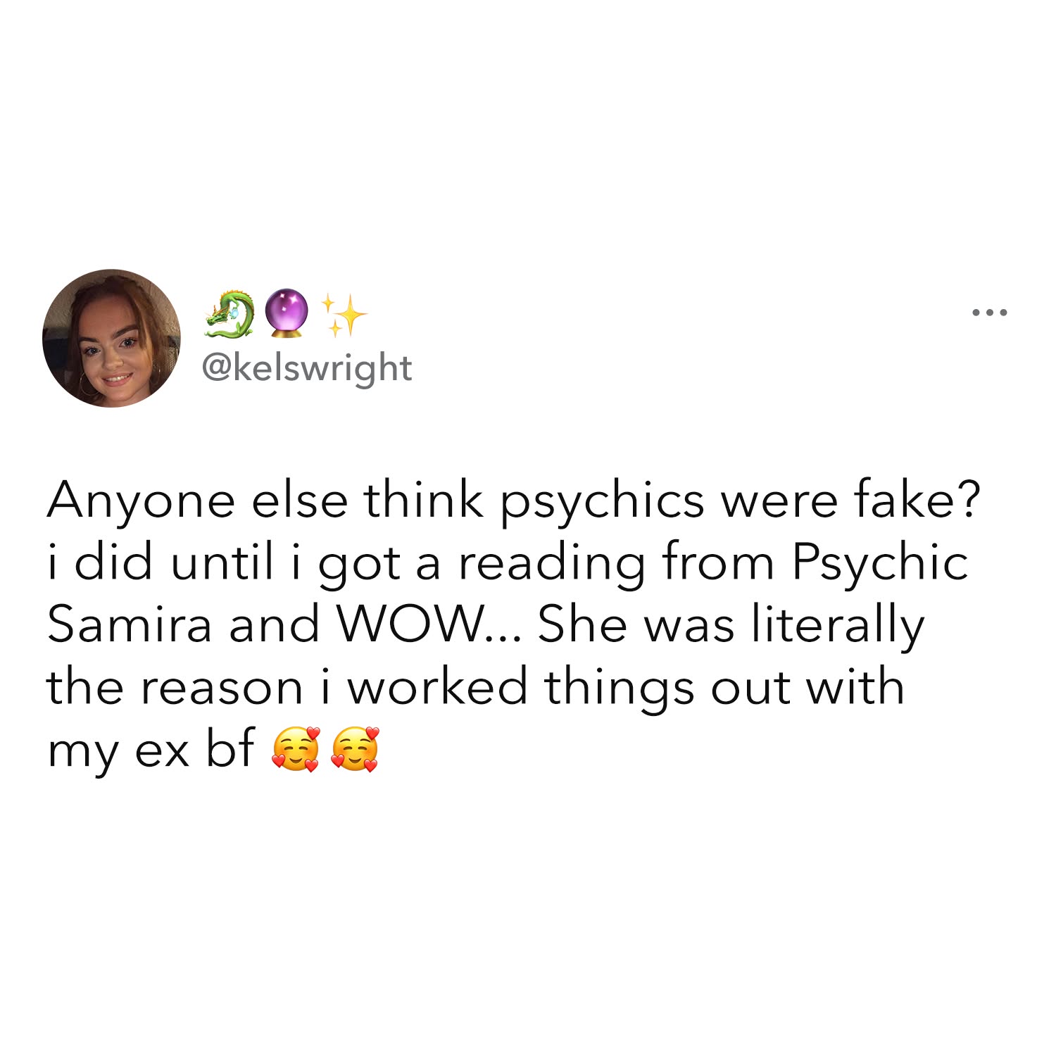 Psychic Samira Facebook ad