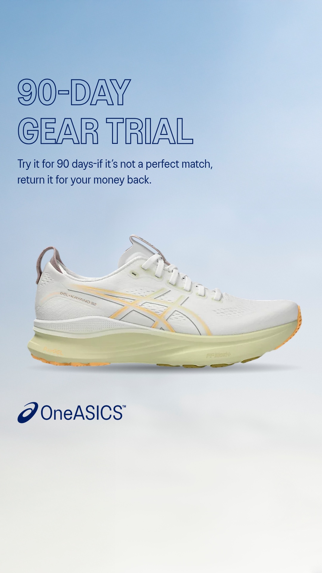 ASICS Facebook ad