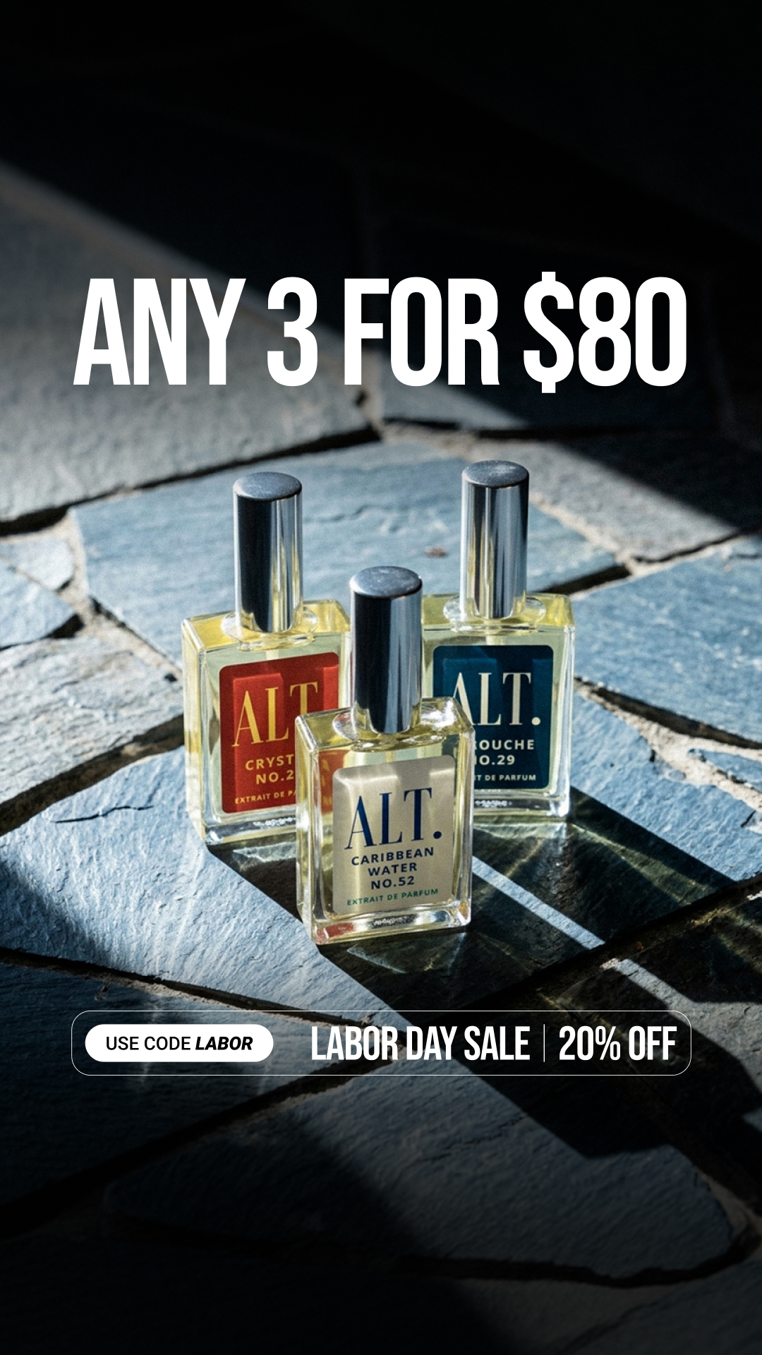 ALT. Fragrances Facebook ad