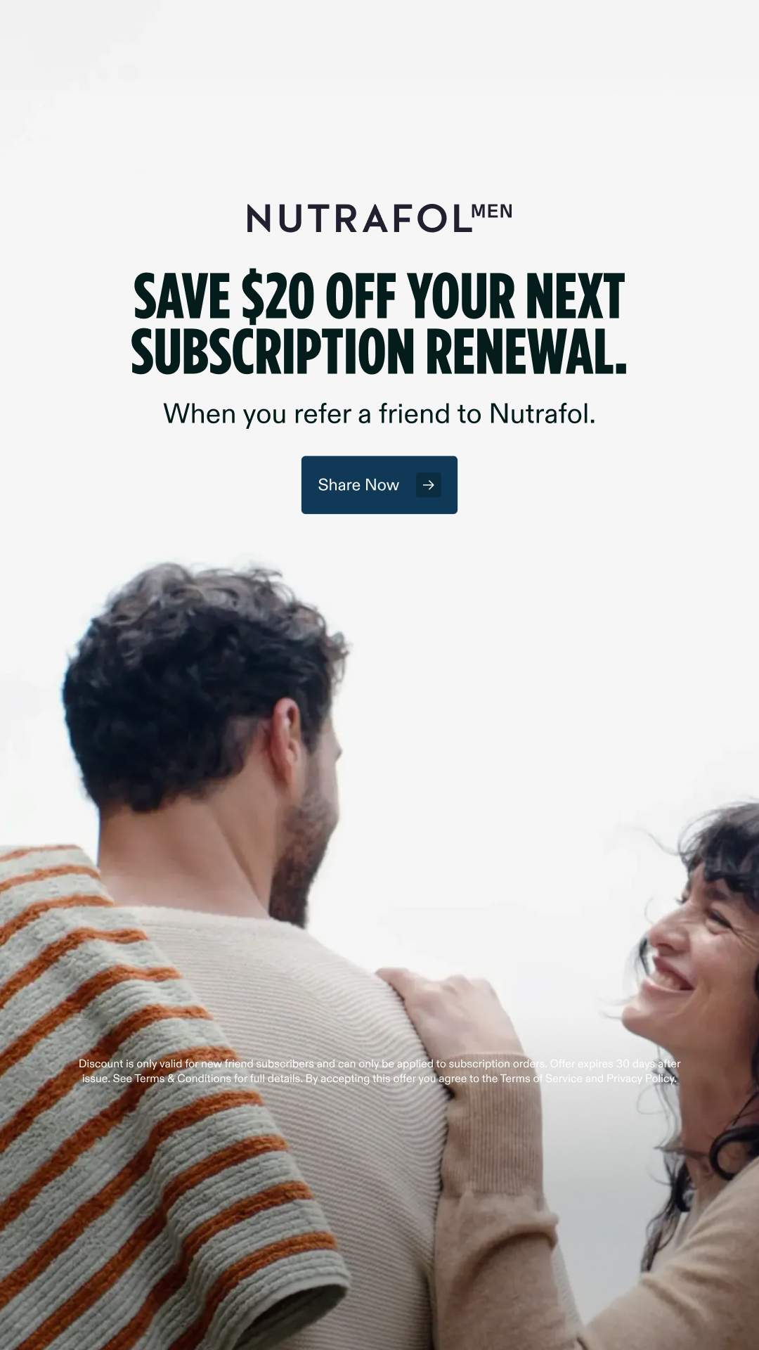 Nutrafol Men Facebook ad