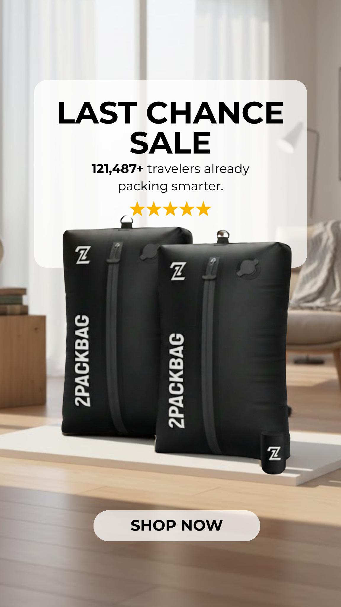 2packbag Facebook ad