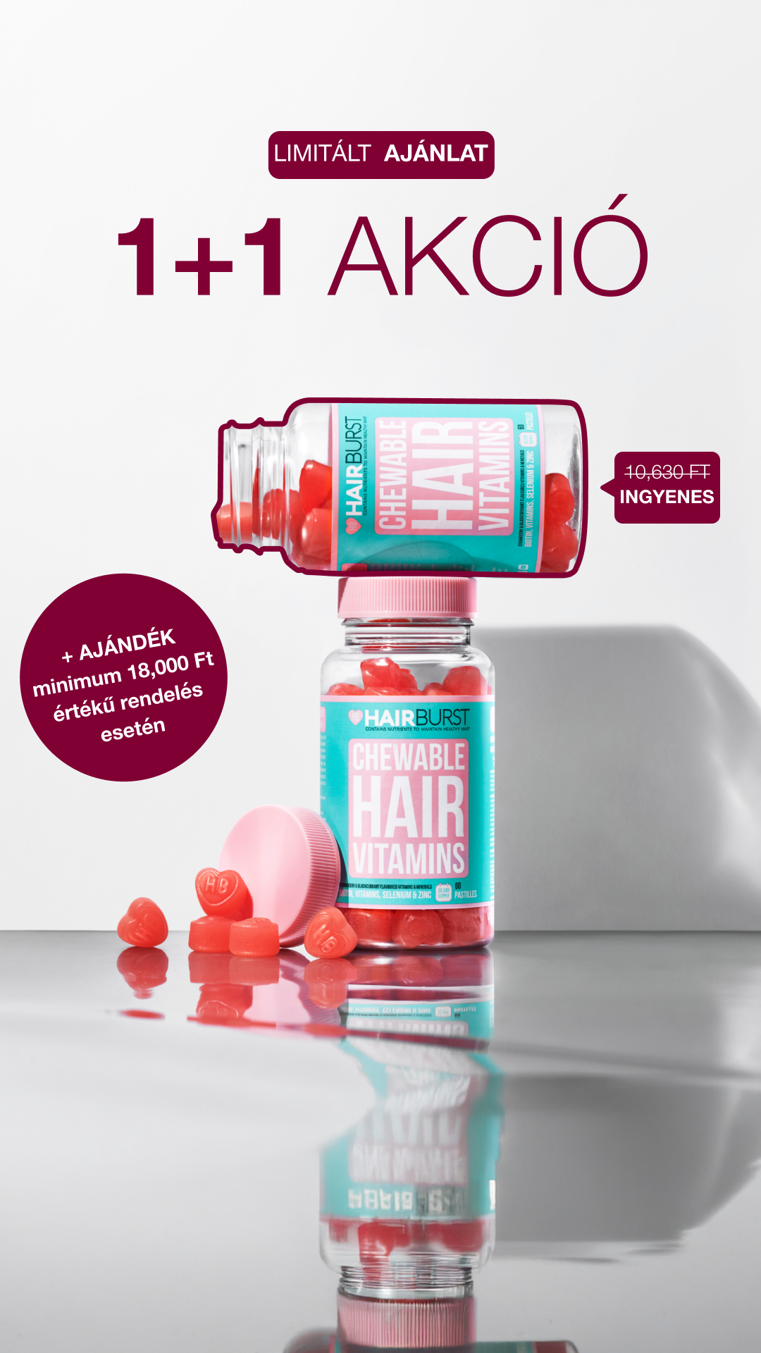 Hairburst Hungary Facebook ad